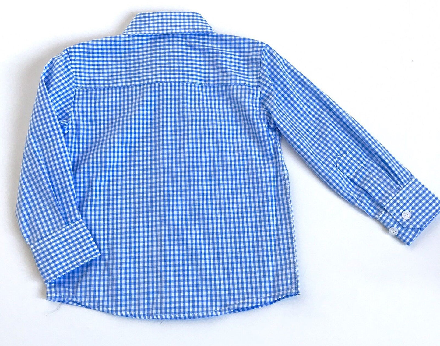 NEW English  Laundry Blue & White Check LS Shirt Retail $36 Price $22 NWT 2T