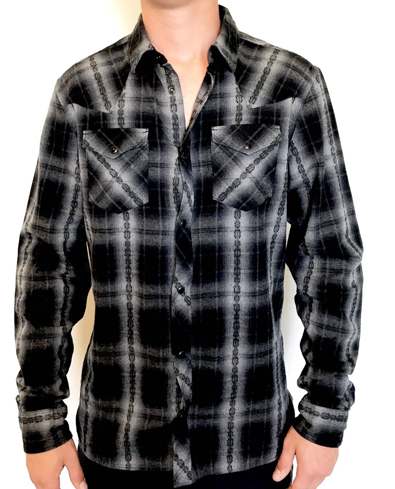 AllSaints Hellertown LS Shirt  Retail $178 NWT Price $78 All Saints M
