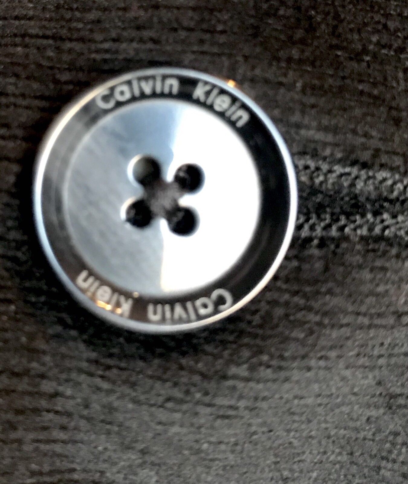 Calvin Klein Black Texture Slim Fit Jacket NWT Retails $198 Price $89 Size M