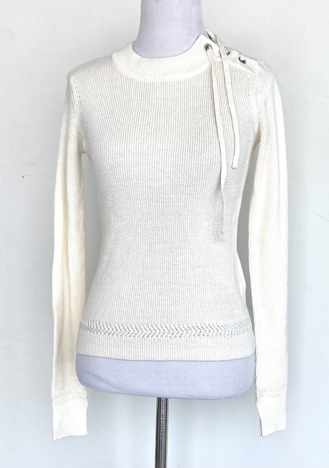 AllSaints Gilli Laced Jumper Sweater Retail $215 Price $98 Size 2 All Saints