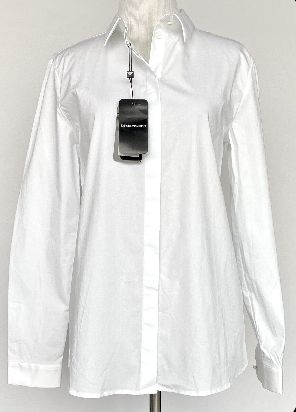 Emporio Armani women’s classic white shirt Size 38 Retails $425 Price $195