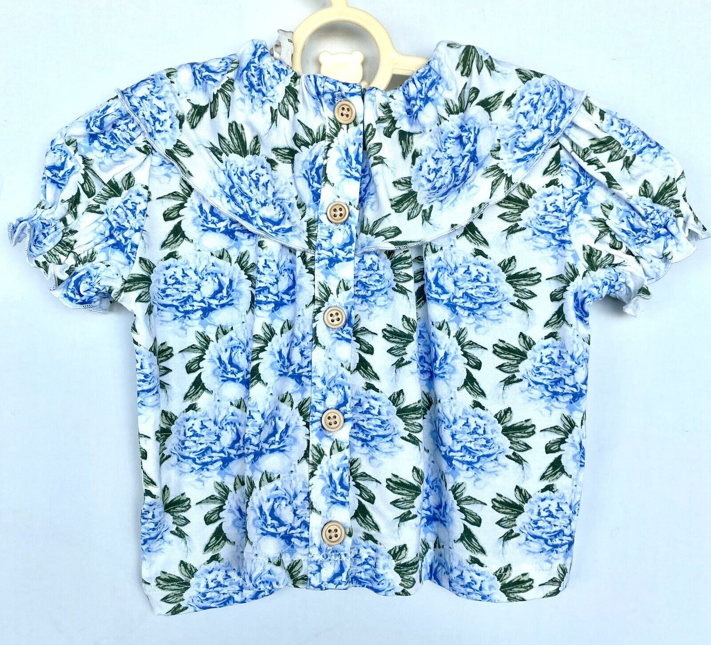 Kate Quinn Soft Bamboo Top & Bloomer Retail $56 Price $34 12-18 M Blue Peony