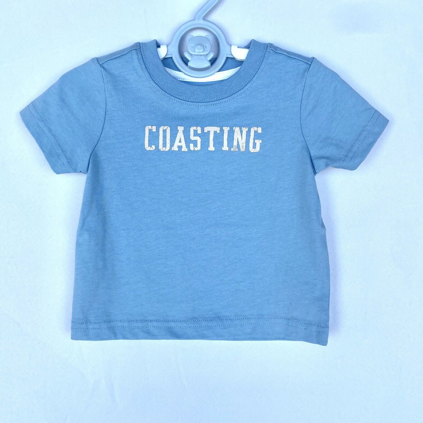 Janie And Jack Coasting Blue Tee Shirt Soft 6-12 M Retail $29 Price $21.50 NEW