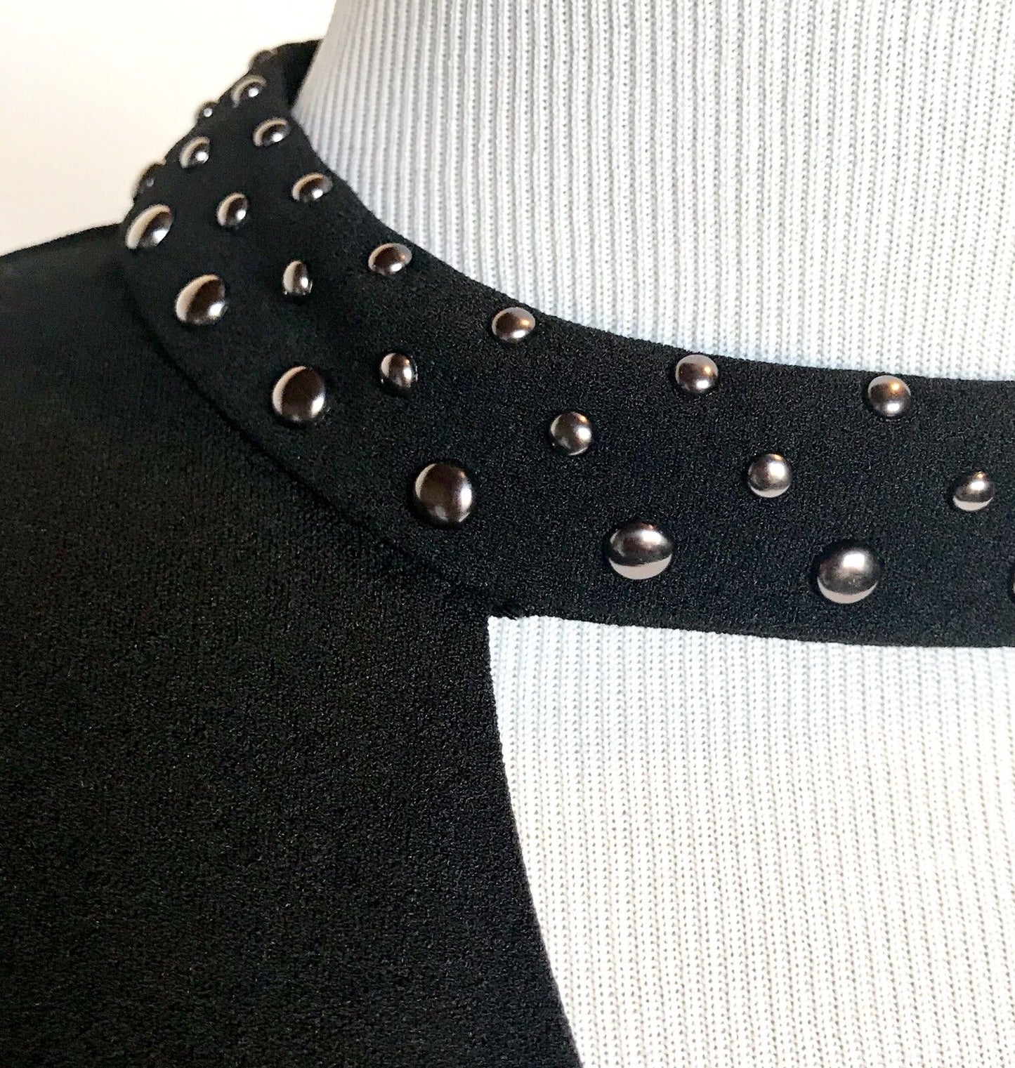 Rachel Roy Black Embellished Stud Dress . NWT Retails $159 Price $69 Size 2