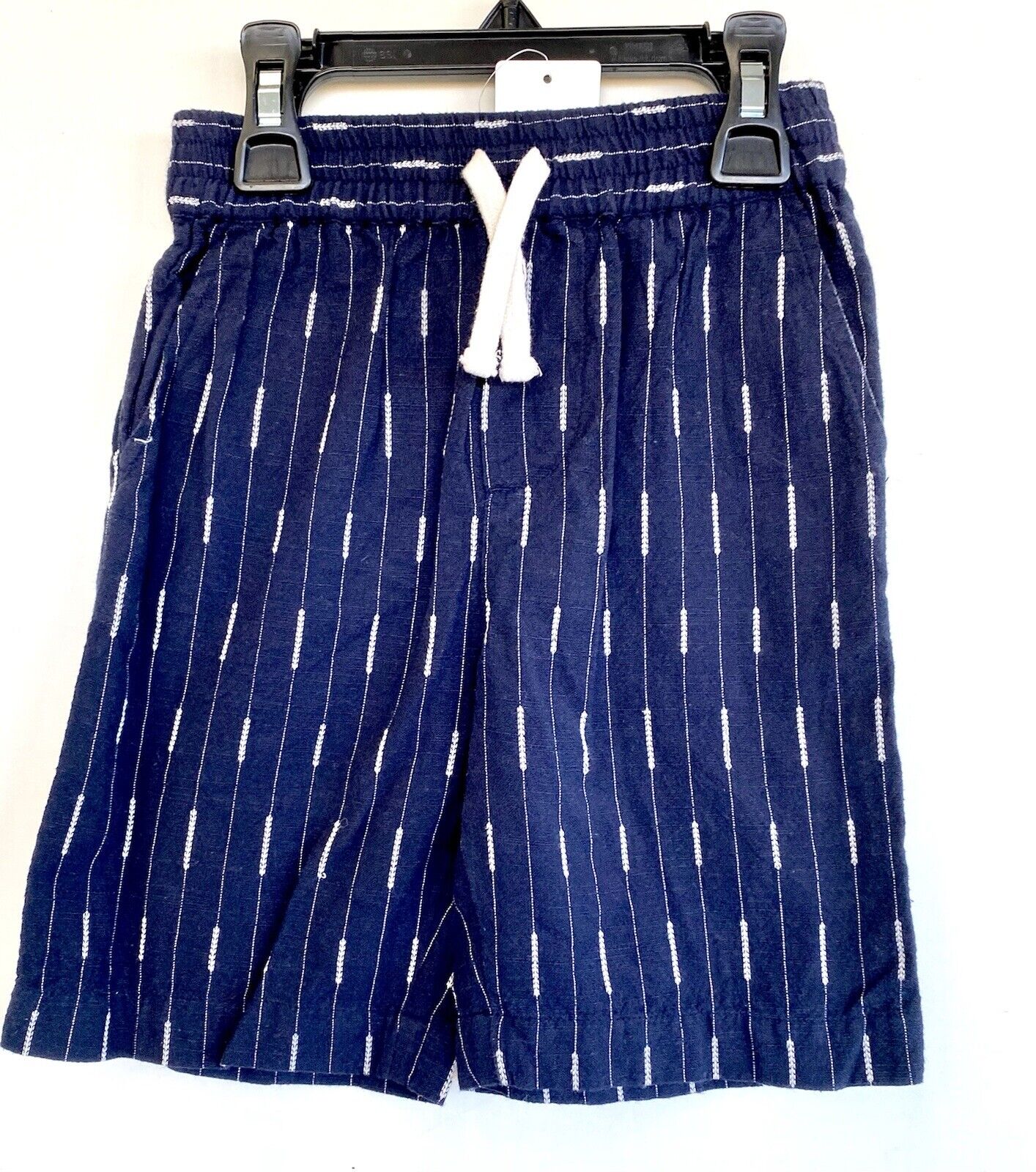 Peek Blue Woven Stripe Shorts NWT Age 3 Price $29