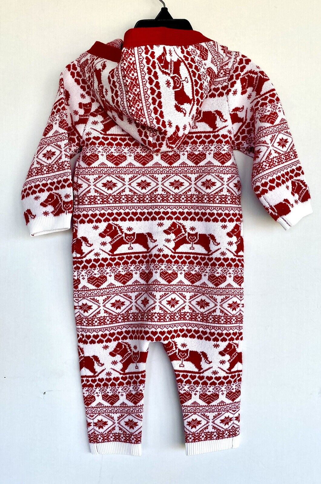 Monsoon London Rocking Horse Hooded Suit 0-3 M Price $38 NWT