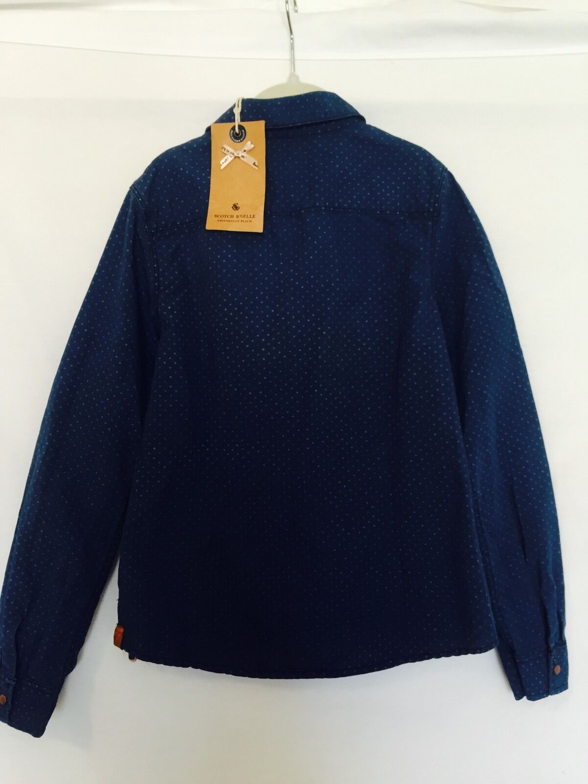 Scotch R'Belle Girls Indigo Blue Shirt. NWT Age 10 Retails $99 Price $34