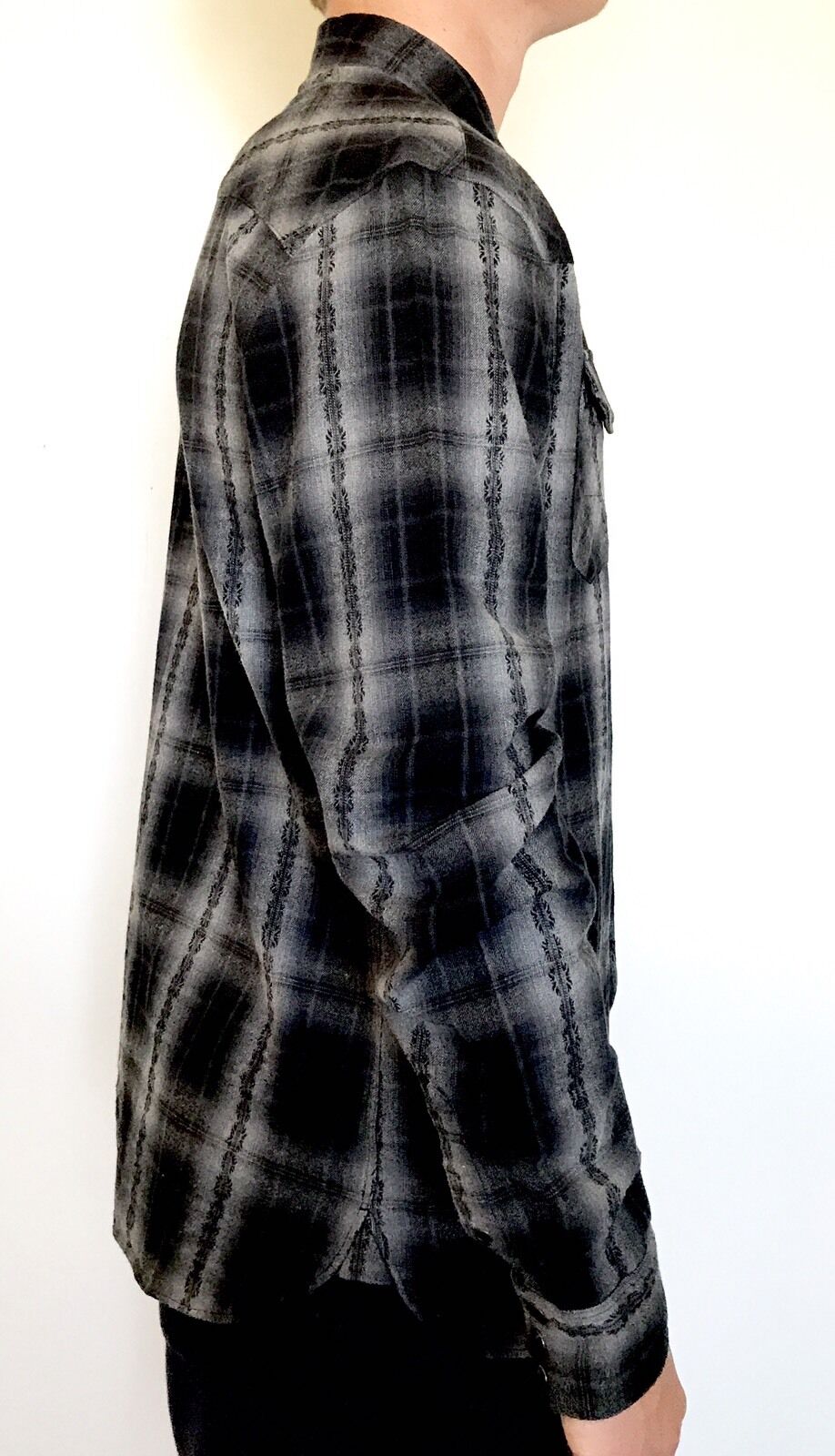 AllSaints Hellertown LS Shirt  Retail $178 NWT Price $78 All Saints M