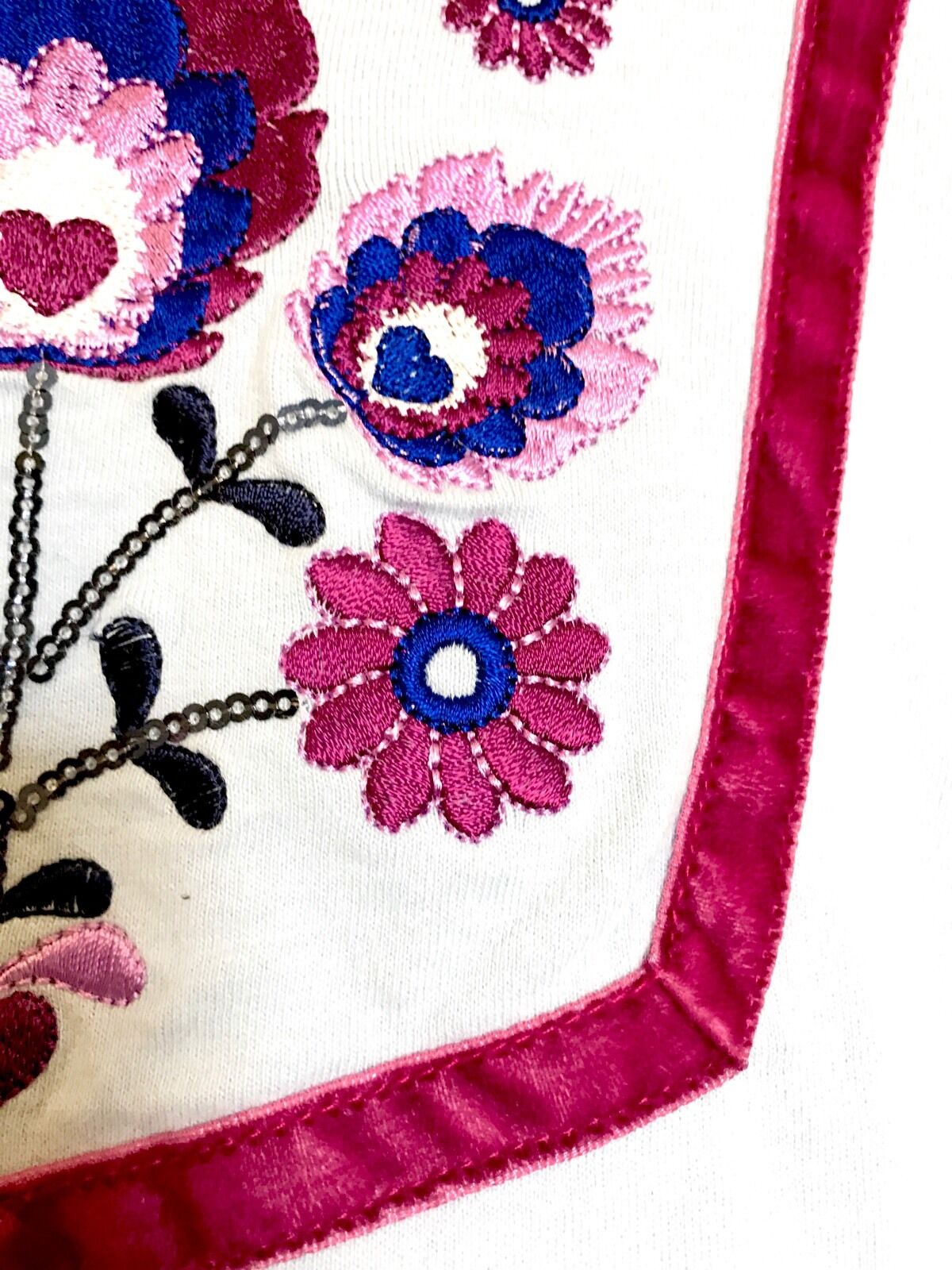 Pumpkin Patch Blue Embroidered Top. NWT Age 4 Price $12.50