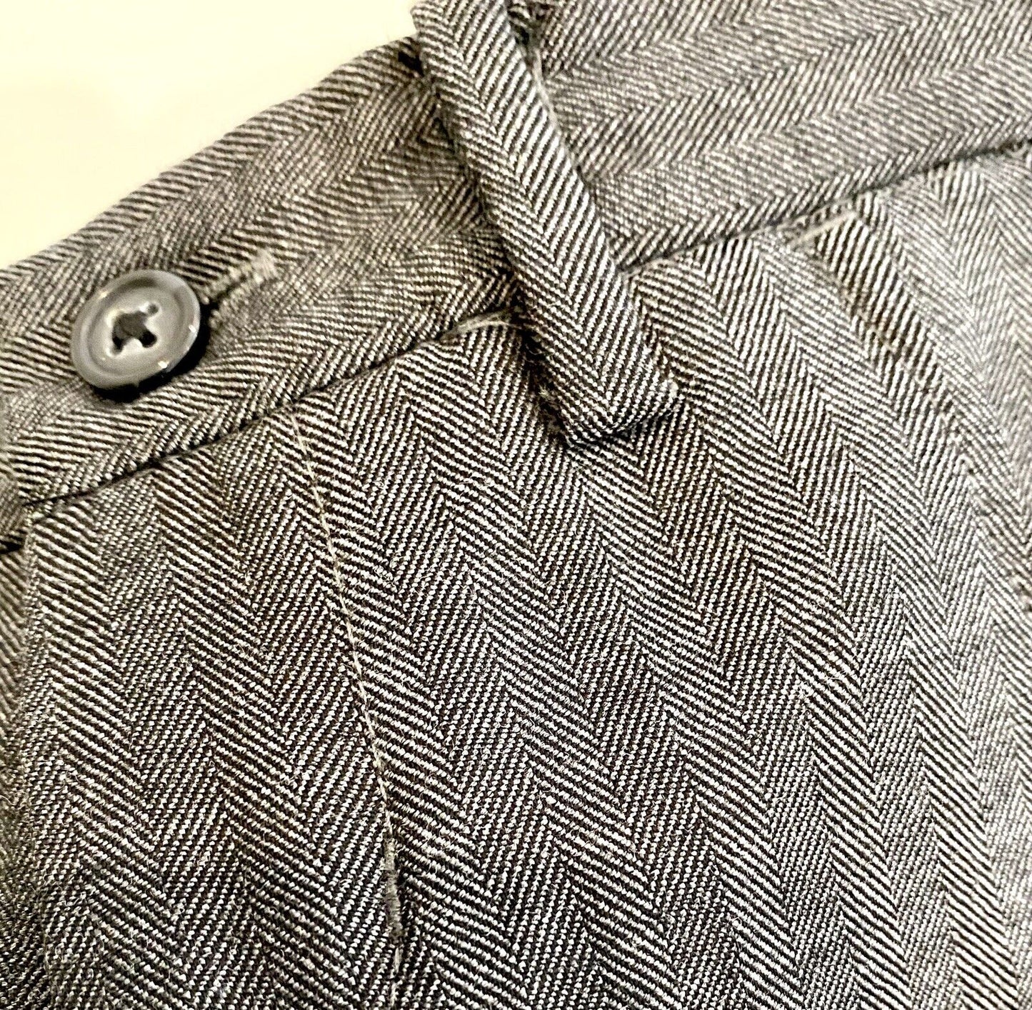 Janie And Jack Charcoal Herringbone Pants 3-6 M NWT Retail $69 Price $28