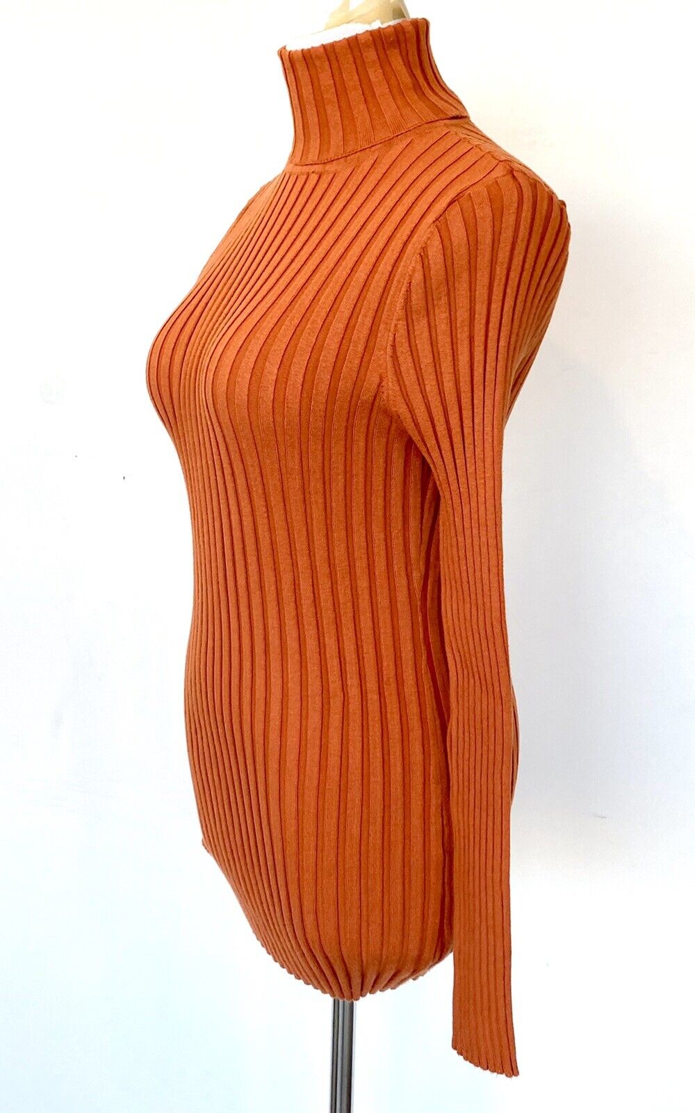 Sundance Legends Turtleneck Retail $88 Price $52 NWT Size PL Pumpkin Orange