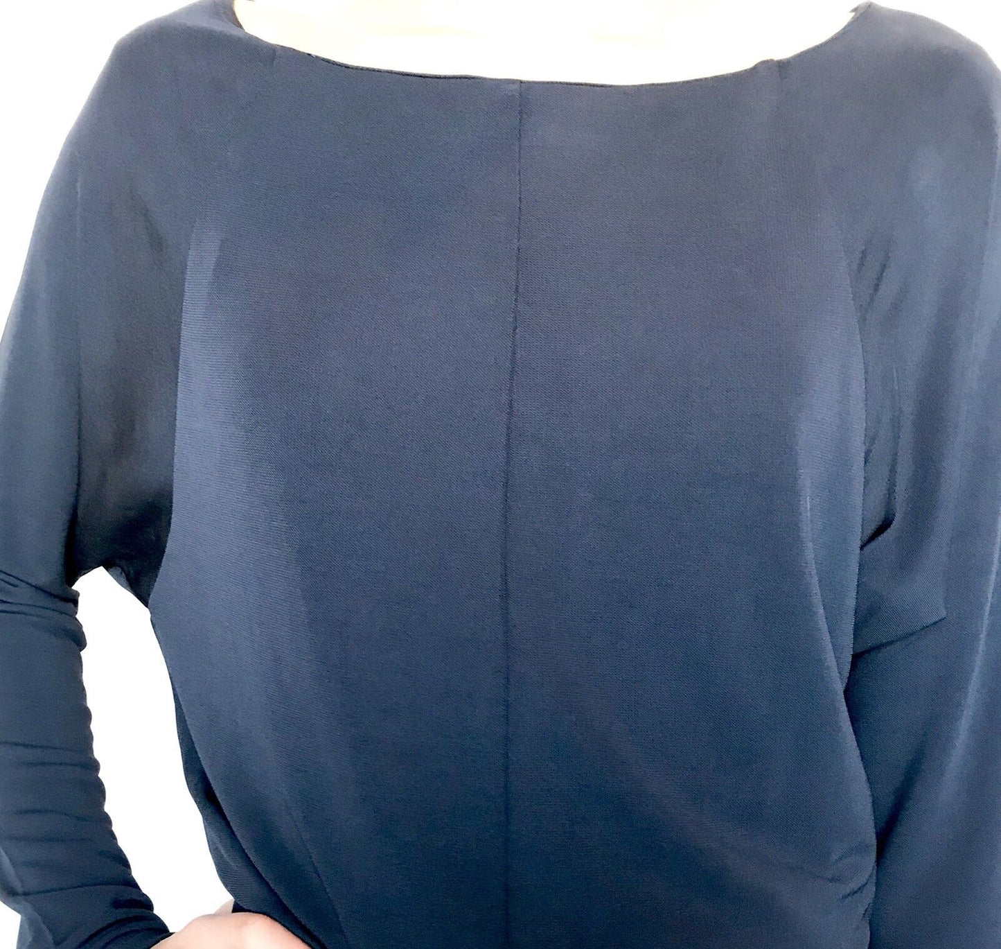 Armani Exchange Navy Stretch Dress NWT Size XS Retails $170 Price $85