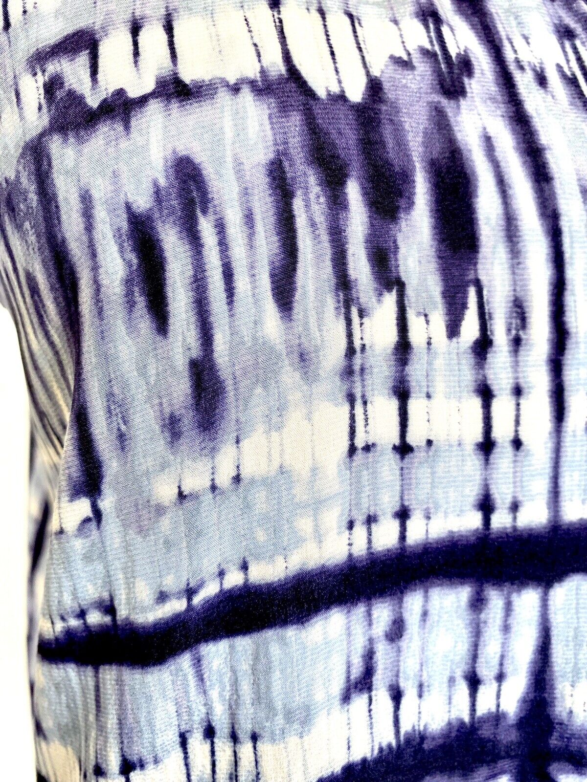 Nic + Zoe SILK  Blue Short Sleeve Tunic Top. NWT Size XS Retail $128 Price $45