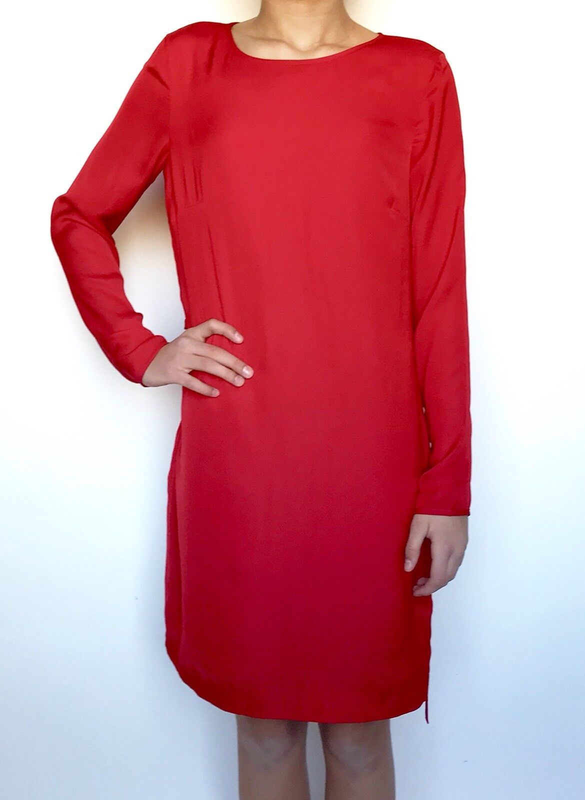 Armani Exchange NWT Red Shift Dress. XS Retails $120 Price $68