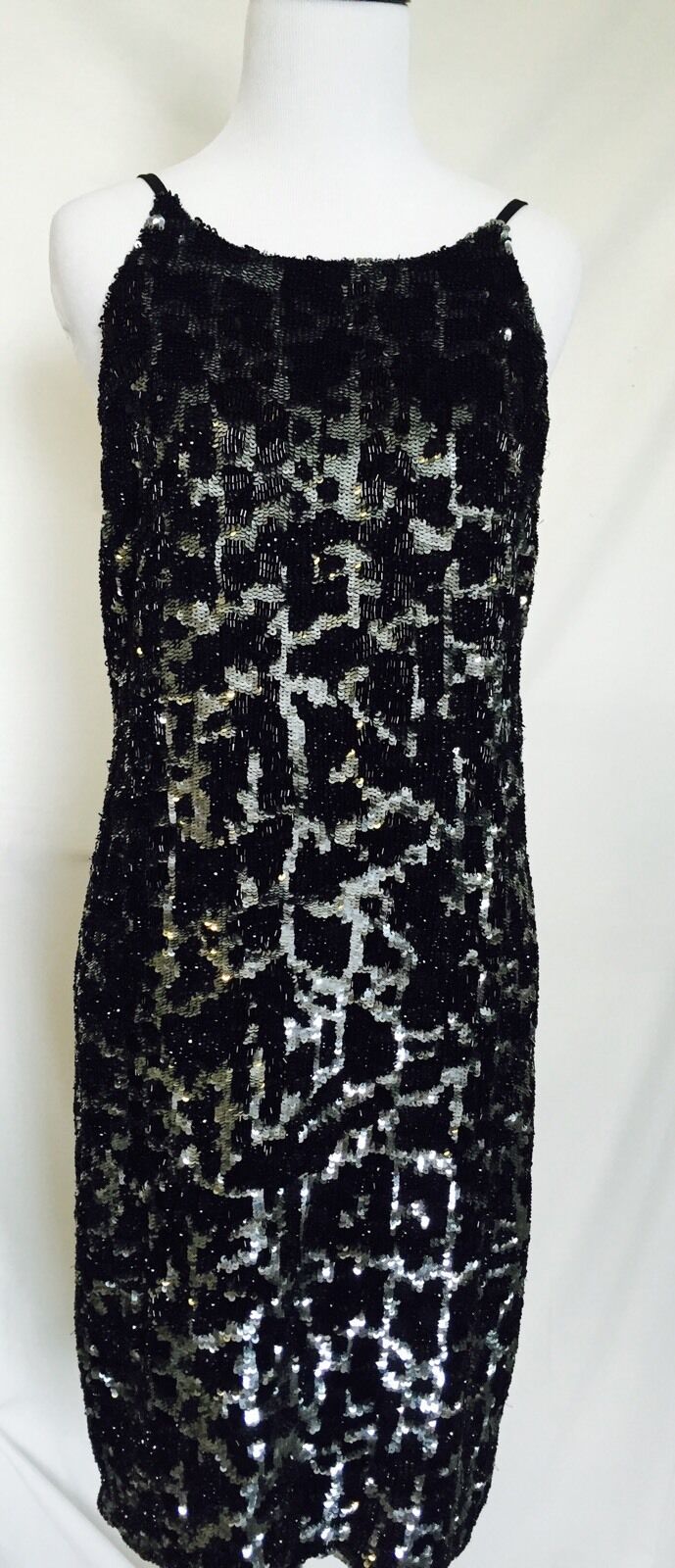 AllSaints Massi Sequin Formal/prom/ Black Dress. Sz 6 NWT Retail $540 Price $185