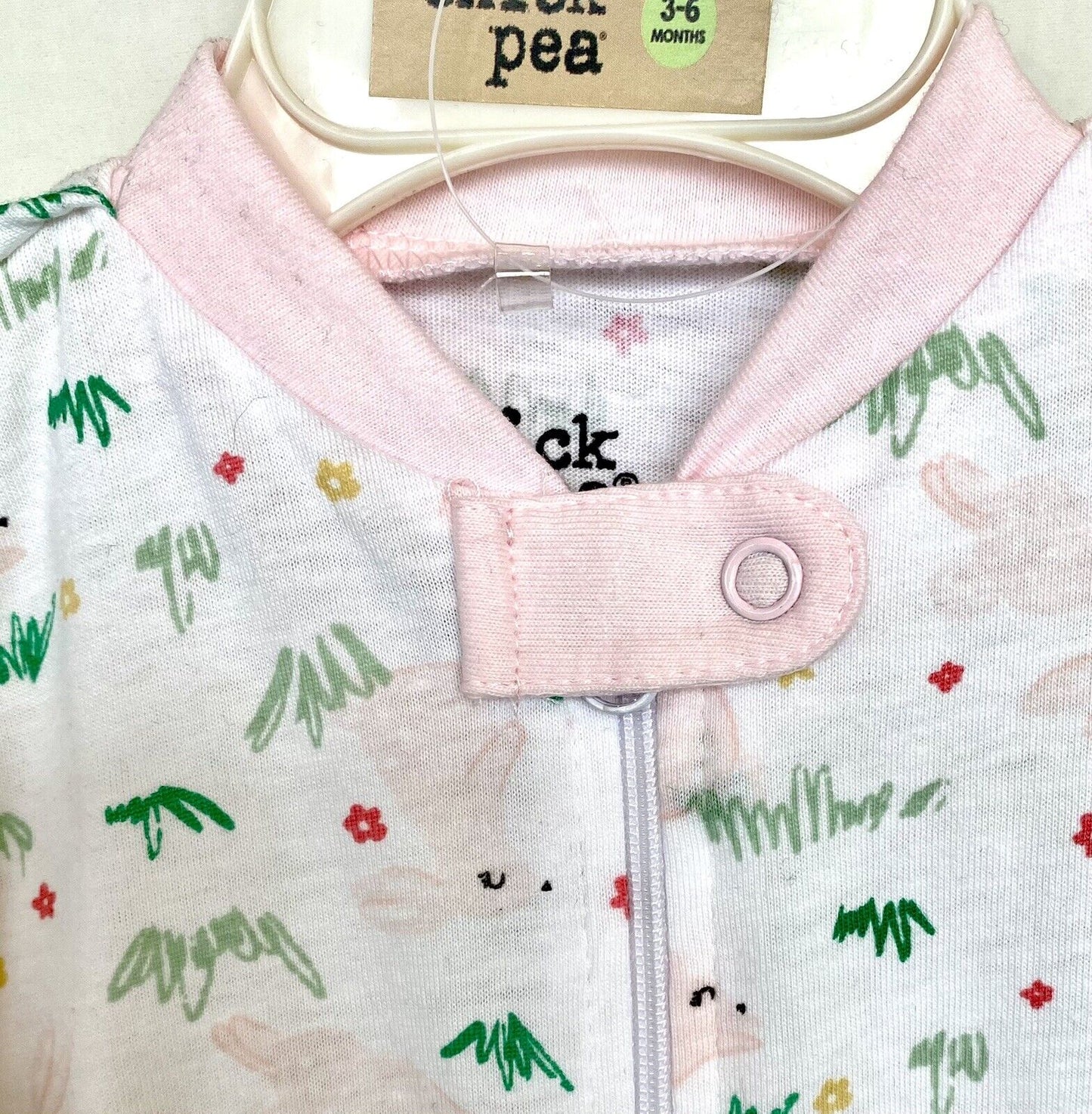 chickpea Bunny Rabbit Coverall Footsie 3-6 Months NWT Price $16