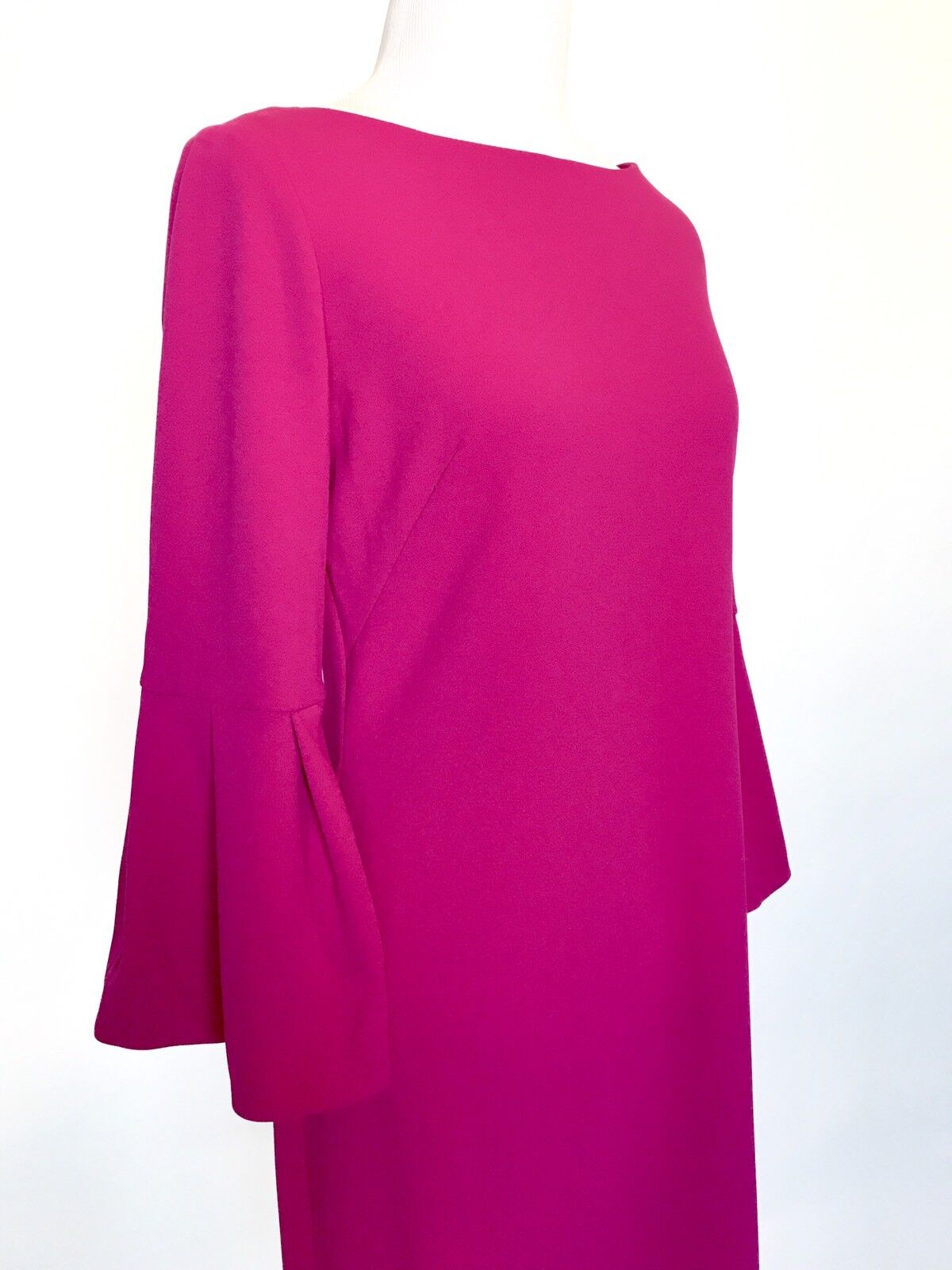 Eliza J Fusia Pink  Bell Sleeve Dress NWT Retails $148 Price $69 Size 2