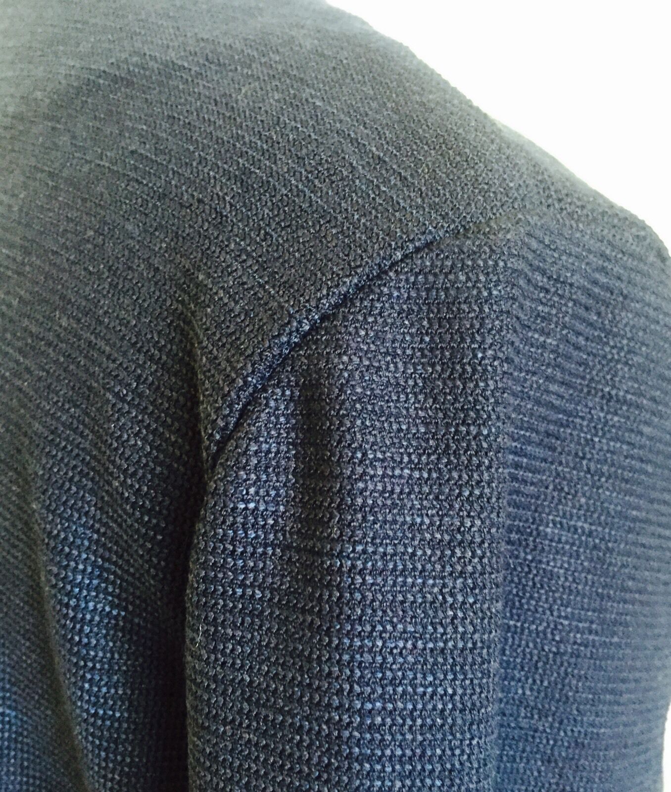 TAVI Navy Blue Open Formal Or Casual Jacket Woven Fabric NWOT SIZE S. $26
