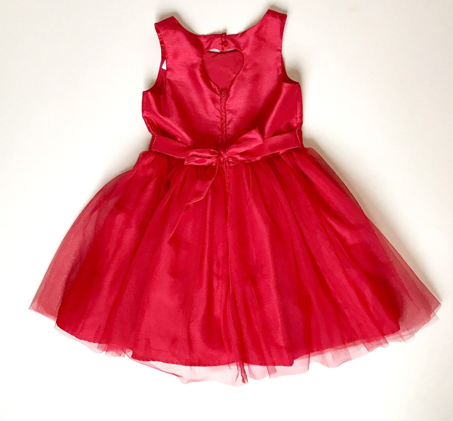 Zunie Red Tutu Dress. Heart Keyhole Back NWT Retails $68 Price $33 Age 14