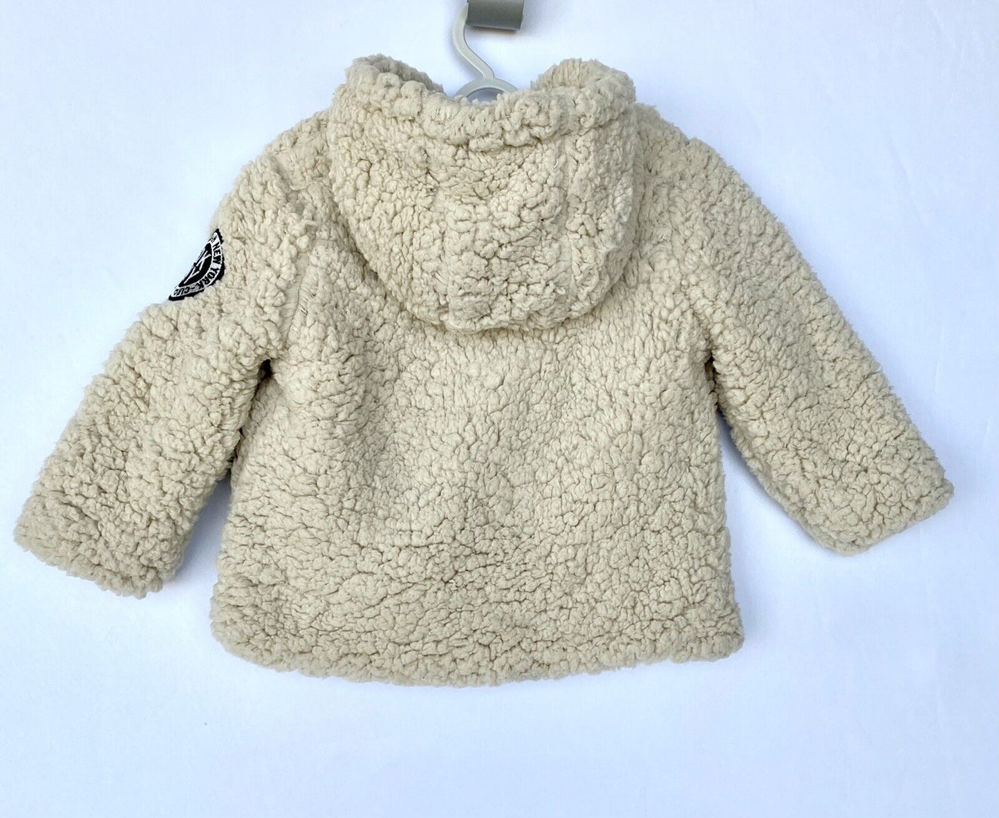 DKNY Baby Softest Fleece Hooded Jacket Age 24 M Retail $75 Price $39 NWOT