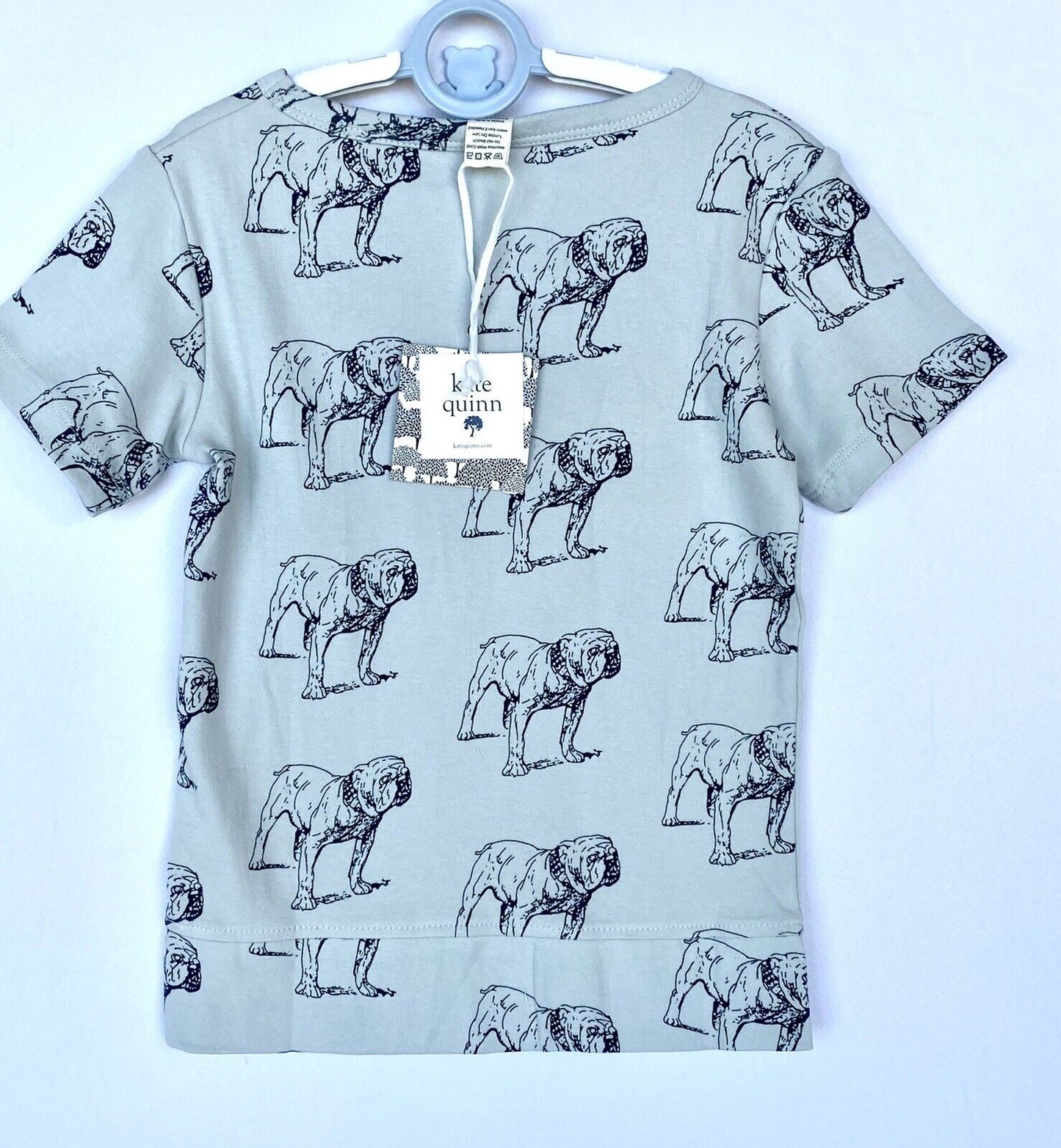 Kate Quinn Organic Cotton Crew Tee Bulldogs Top Price $28 Age 8