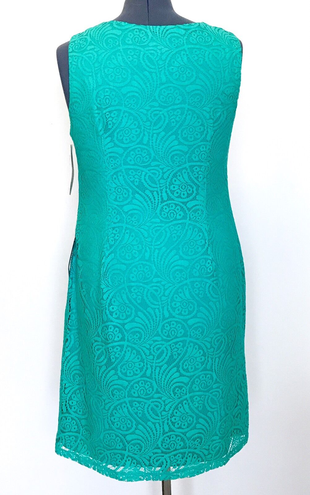 Eliza J Pink Jade Green Lace Shift Dress NWT Retails $148 Price $68 Size 12