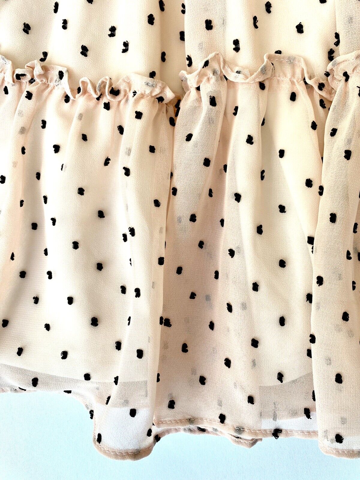 Pippa & Julie Raised Stitched Spot Chiffon Dress Retail $44 Price $$32 Age 4 NWT