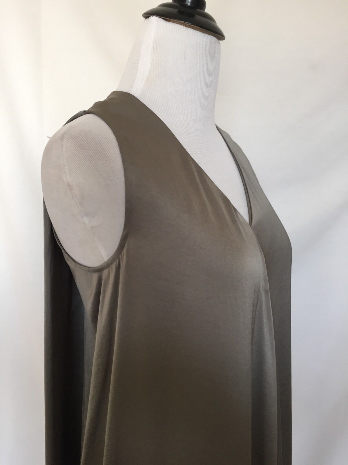 AllSaints Blaze Steel Grey Silky Dress.Retail $308 Price $125All Saints Size 0
