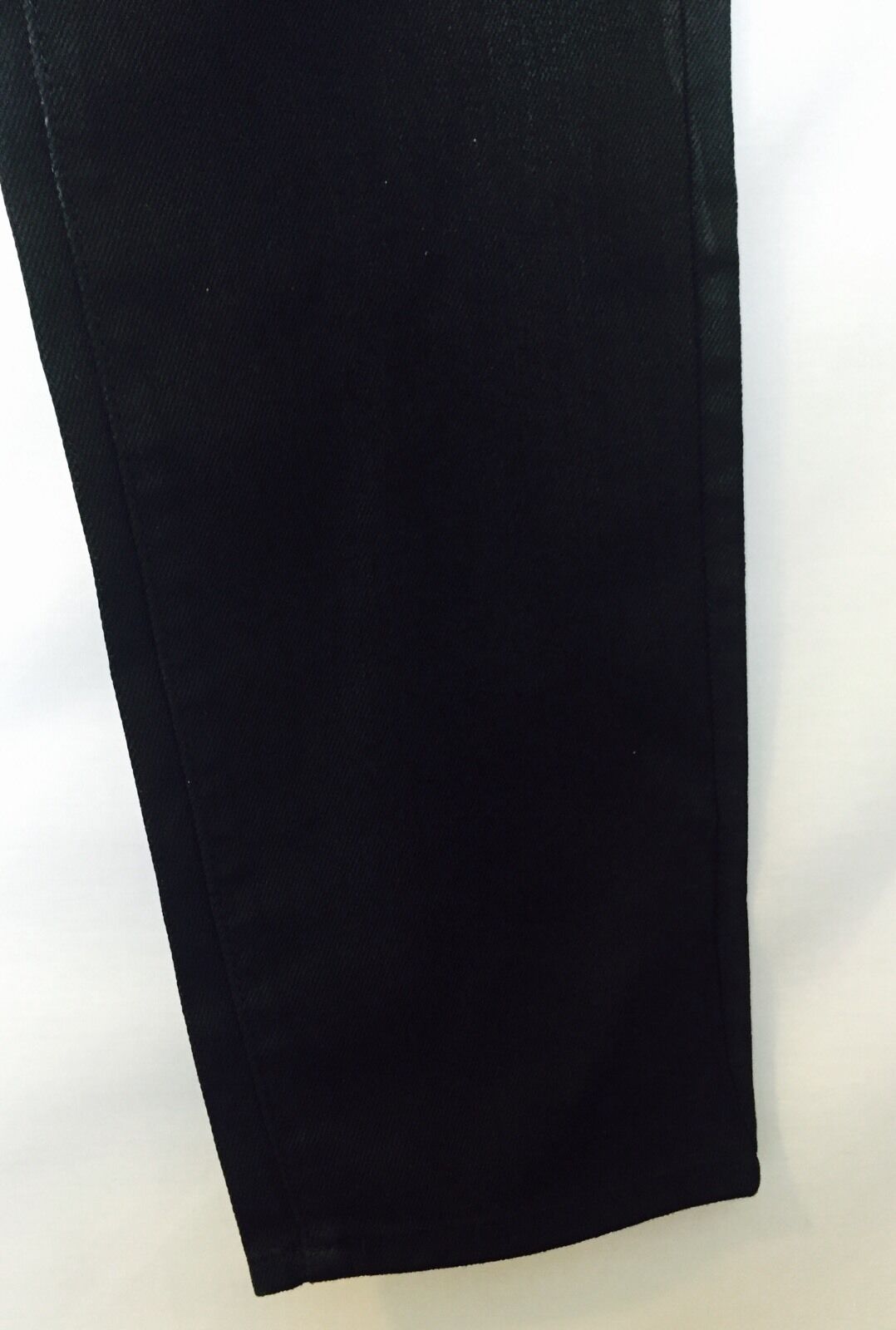 Gianfranco Ferre Black Jean Slight Wet Look. Retail 223 Euro $249 Price $48 NWT