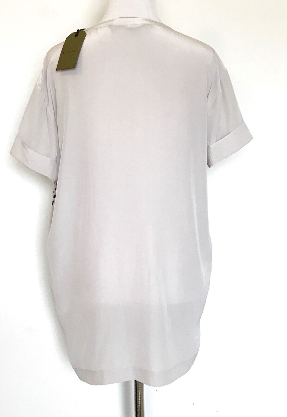 AllSaints Silk Aroma Felix Top NWT Retail $230 Price $89 Size 2 All Saints