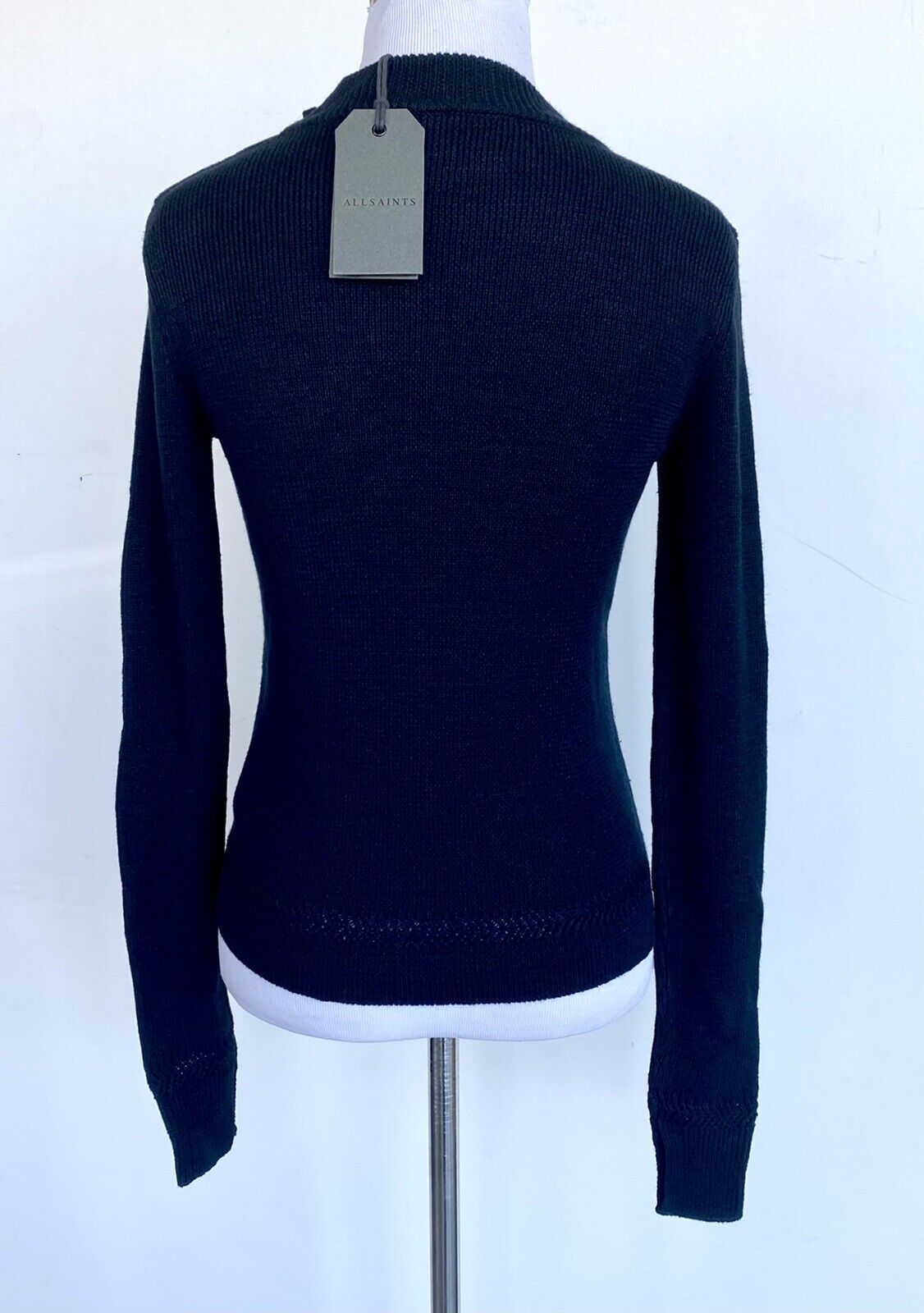 AllSaints Gilli Laced Jumper Sweater Retail $215 Price $98 Size 0 All Saints