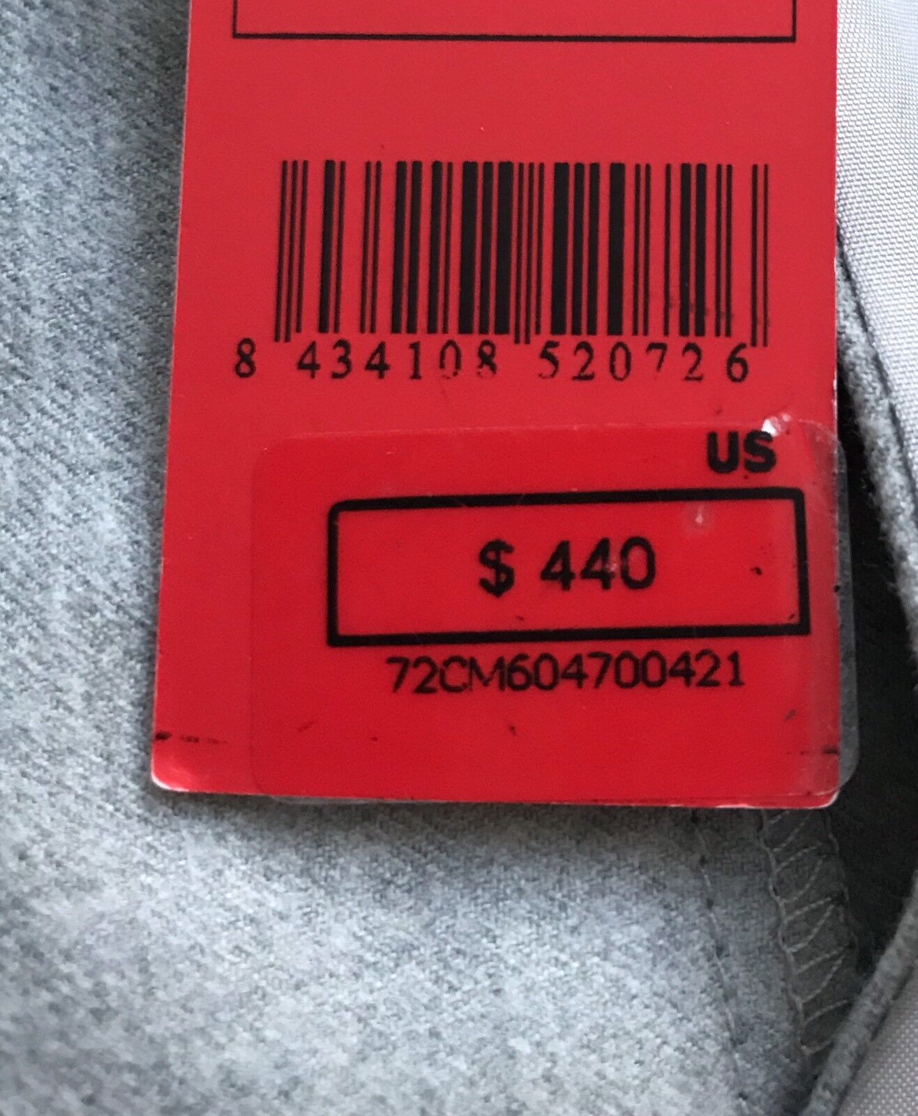 Carolina Herrera Grey Fine Wool Pant / Trouser.NWT Retail $440 Price $159 Size 2