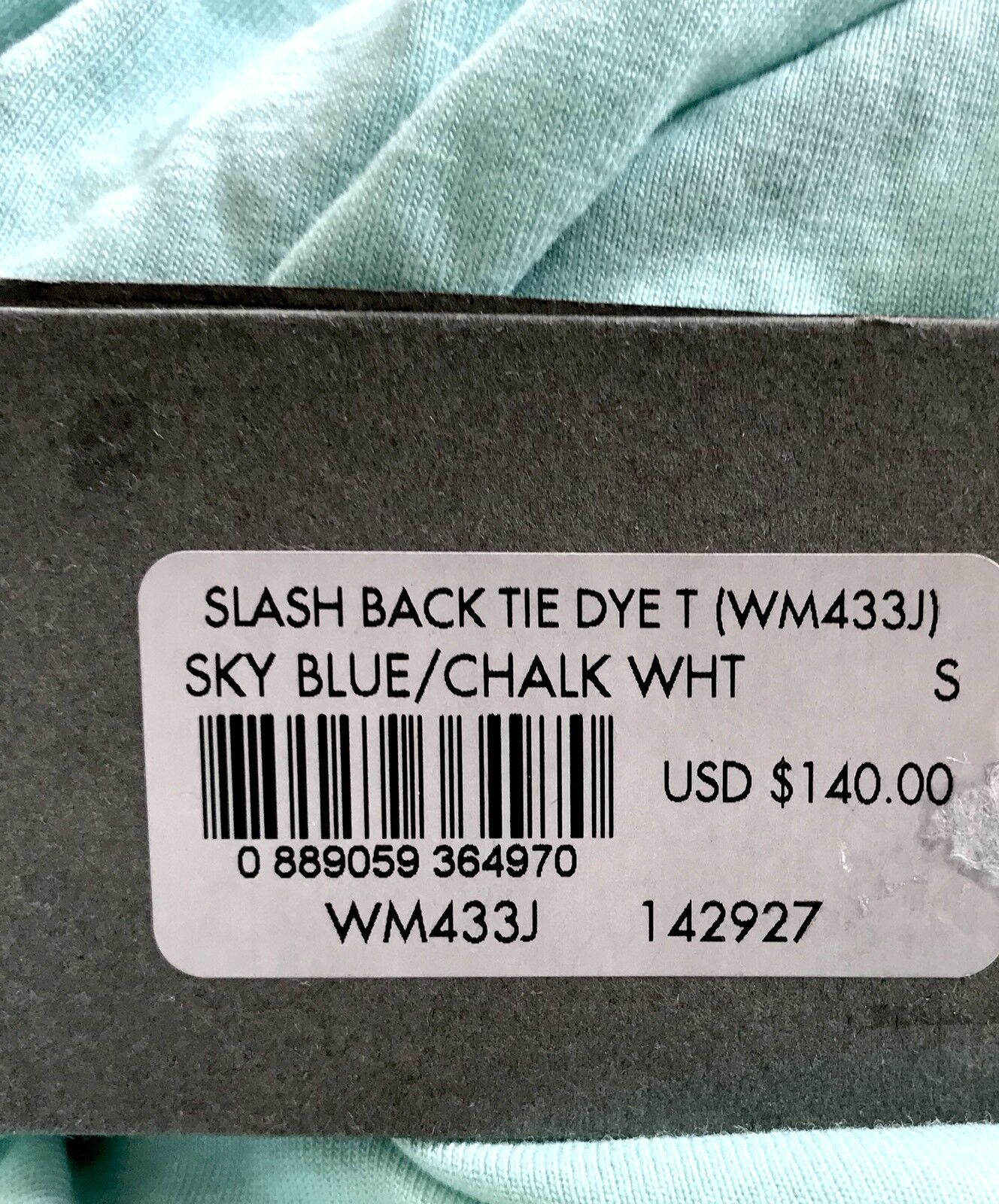 AllSaints Slash Back Tie Dye Top. NWT Retails $140 Price $45 Size S All Saints