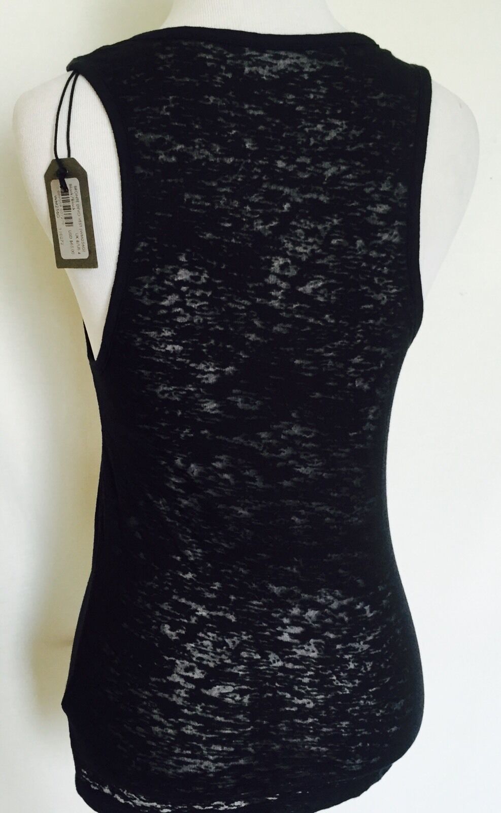 AllSaints spitalfields Black Vest Tee. NWT Retails $65 Price $29 All Saints 4