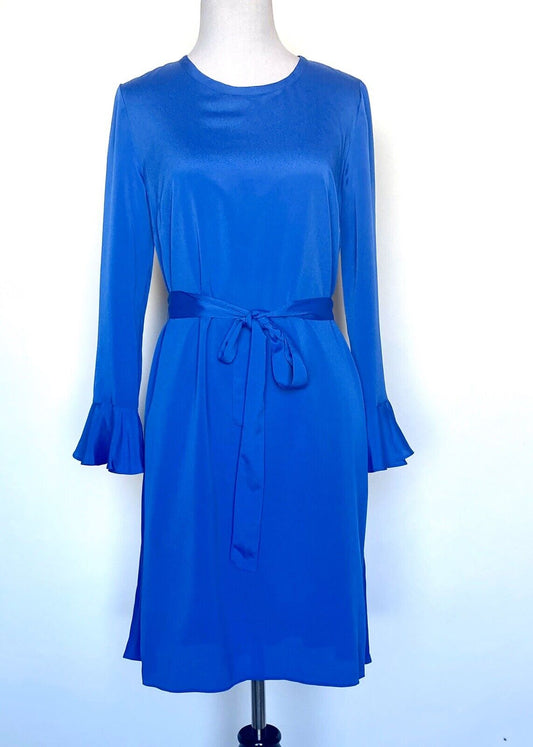 Le Gali Blue Pleated Back Short Cocktail Dress XS Retail $149 Price $44 NWT