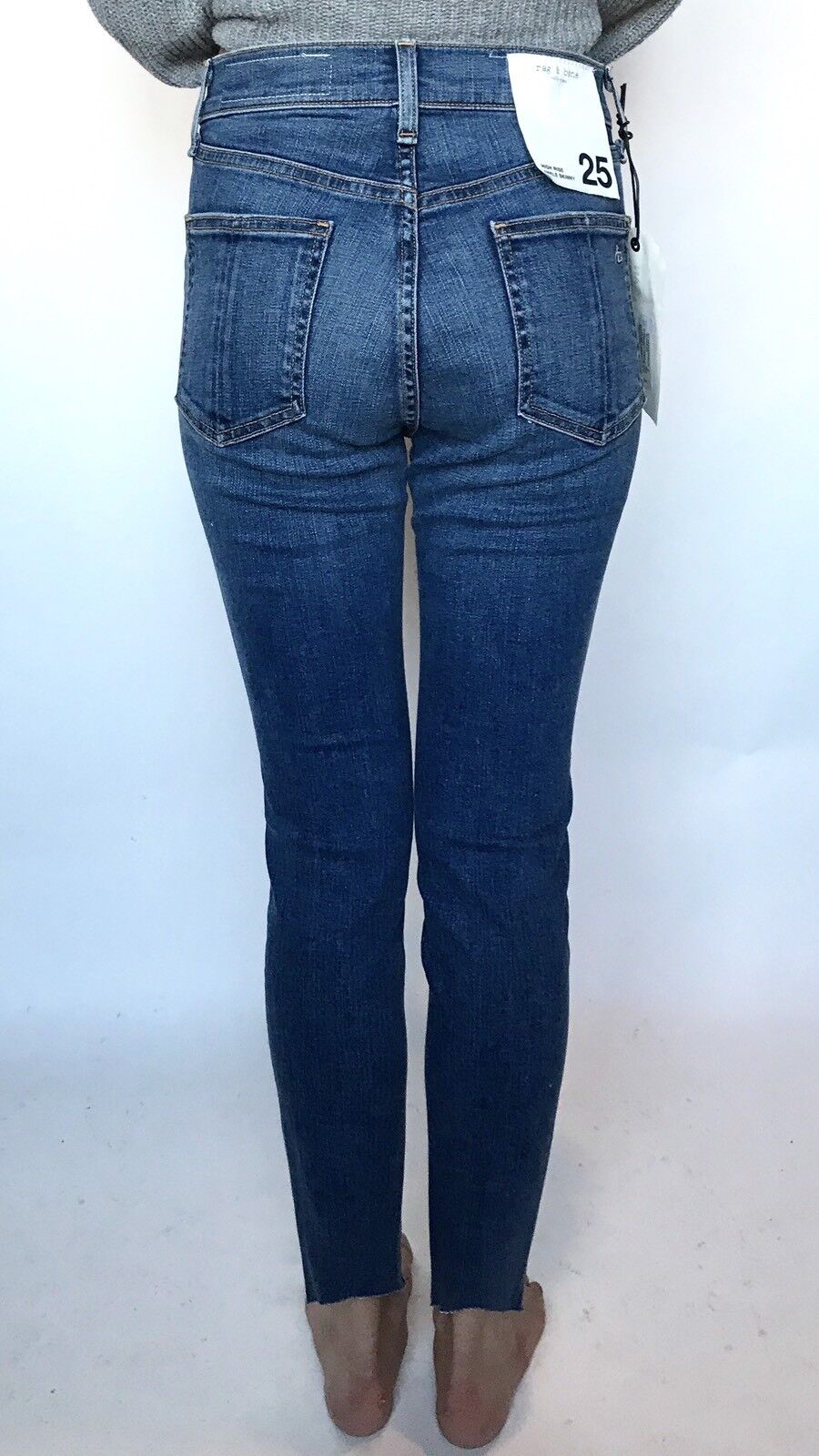 Rag & Bone Manson High Rise Skinny Jean Sz 25 Retail $225 Price $99  NWT