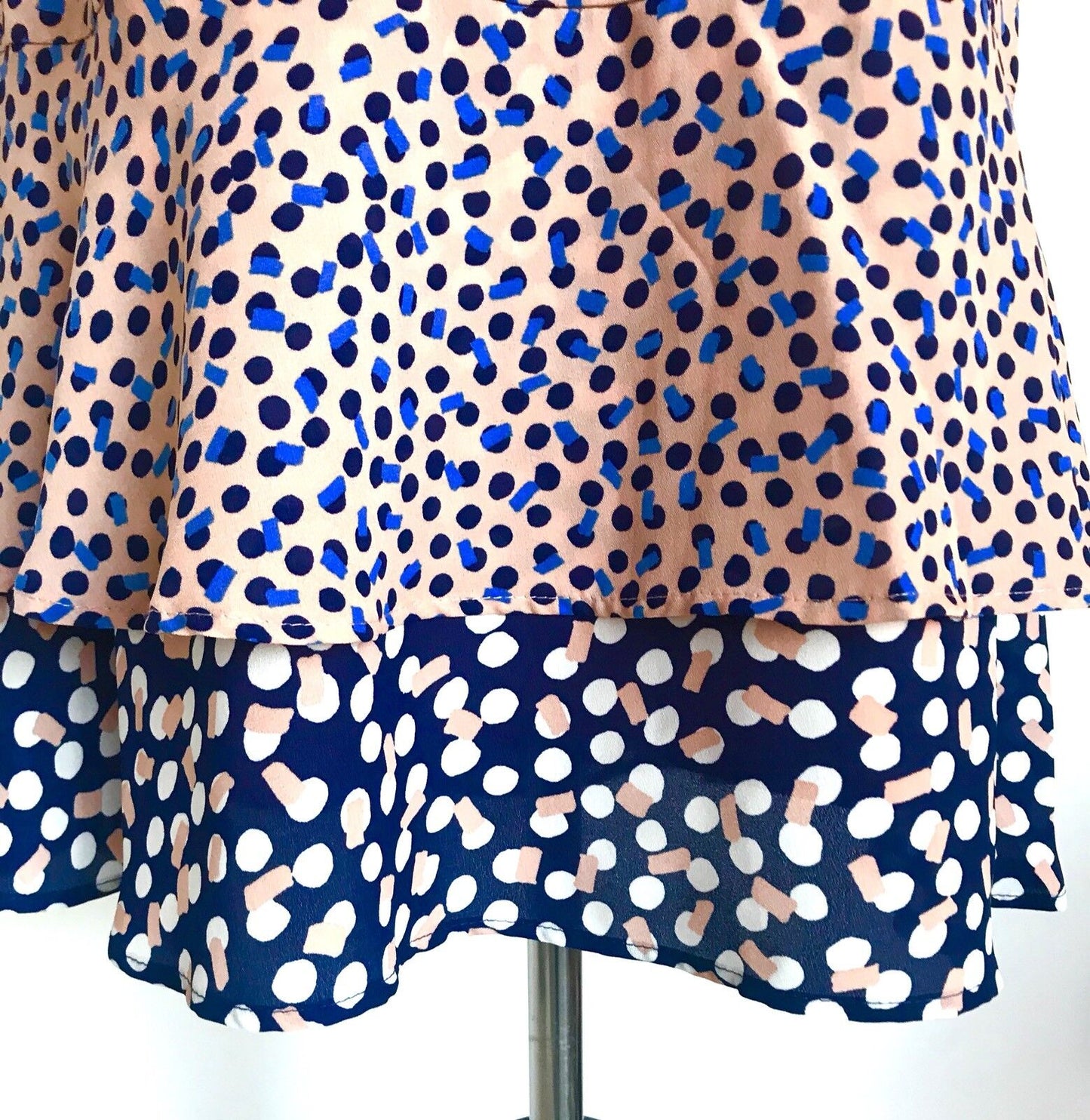 Nanette Lepore Spot Bell Sleeve Dress NWT Size 6 Price $72