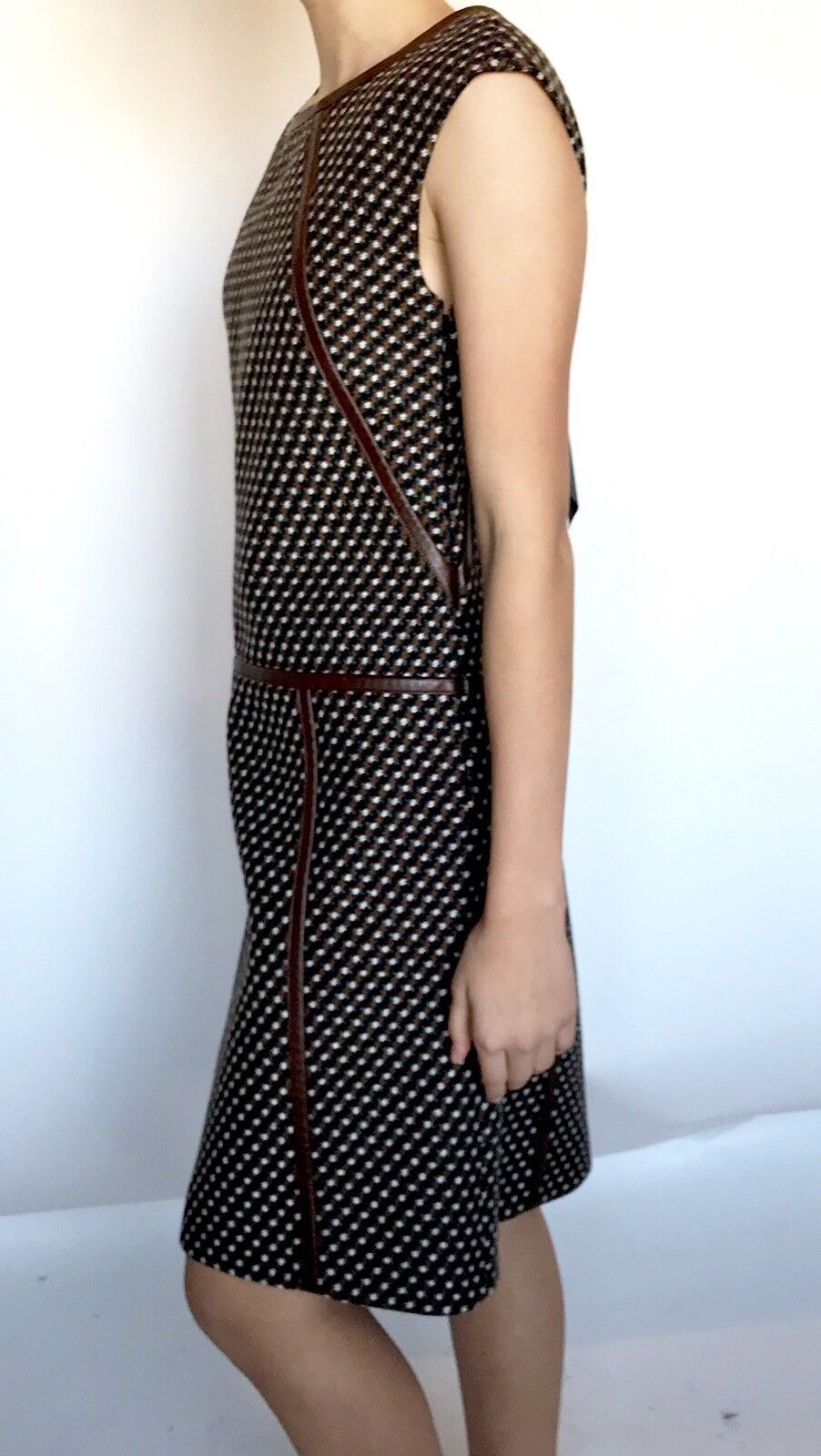 Prada Tweed Wool & Angora Dress NWT Size Italian 38 US 2  Price $699