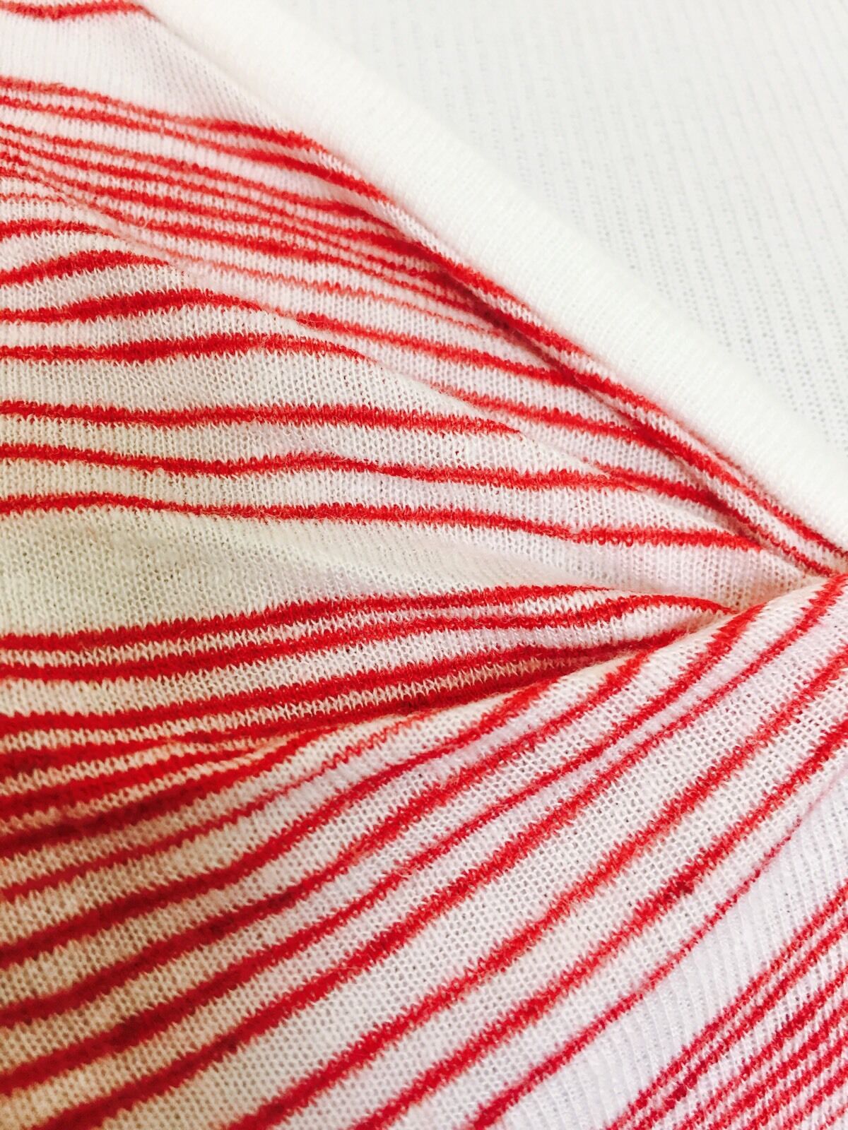 AllSaints Linen Mix Red Stripe Tee. NWT Retails $70 Price $32 Size XS All Saints