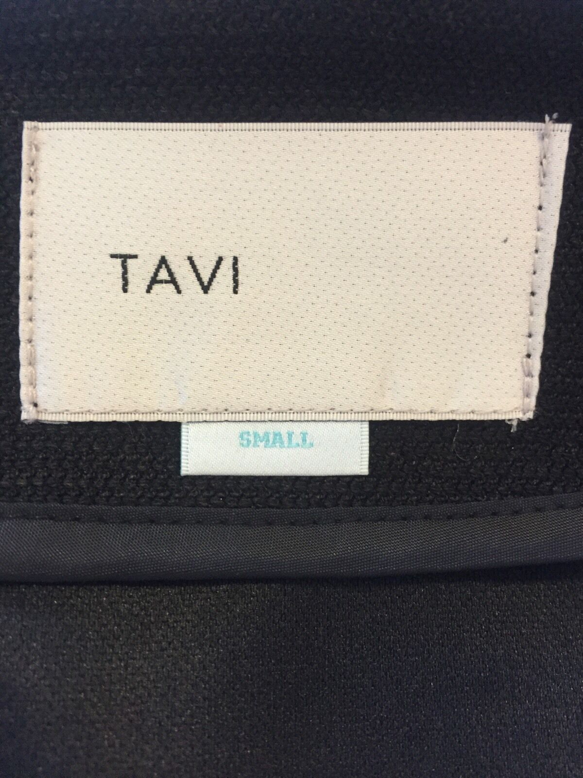 TAVI Black Open Formal Or Casual Jacket Woven Fabric NWOT SIZE S. PRICE $26