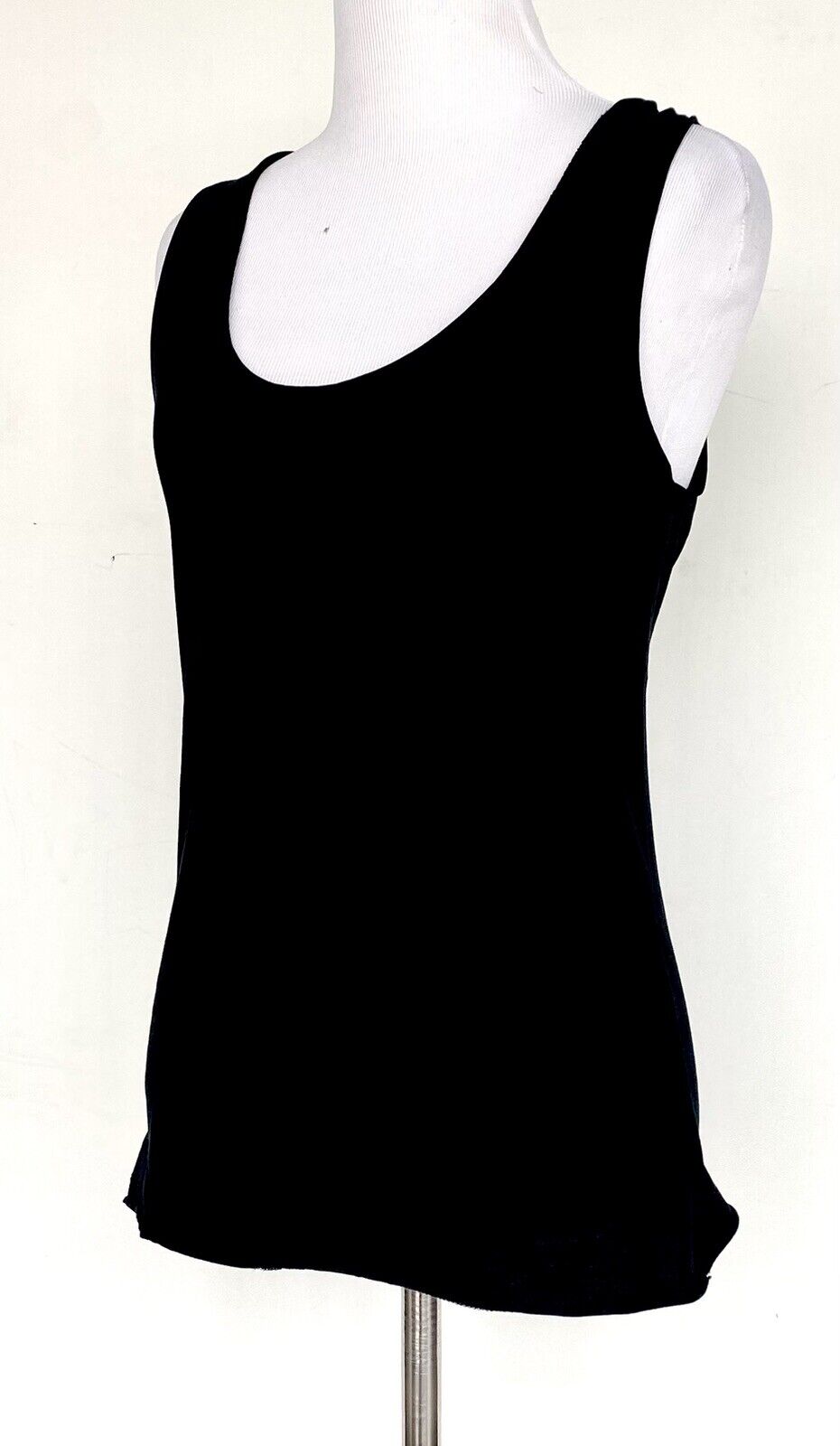AllSaints Black Emelyn Vest Tee. Price $35 Size XS NWT Roll Edge