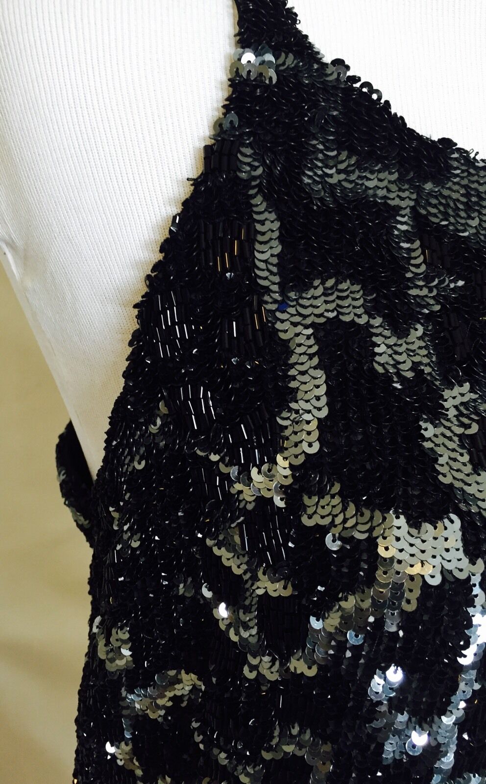 AllSaints Massi Sequin Formal/prom/ Black Dress. Sz 6 NWT Retail $540 Price $185