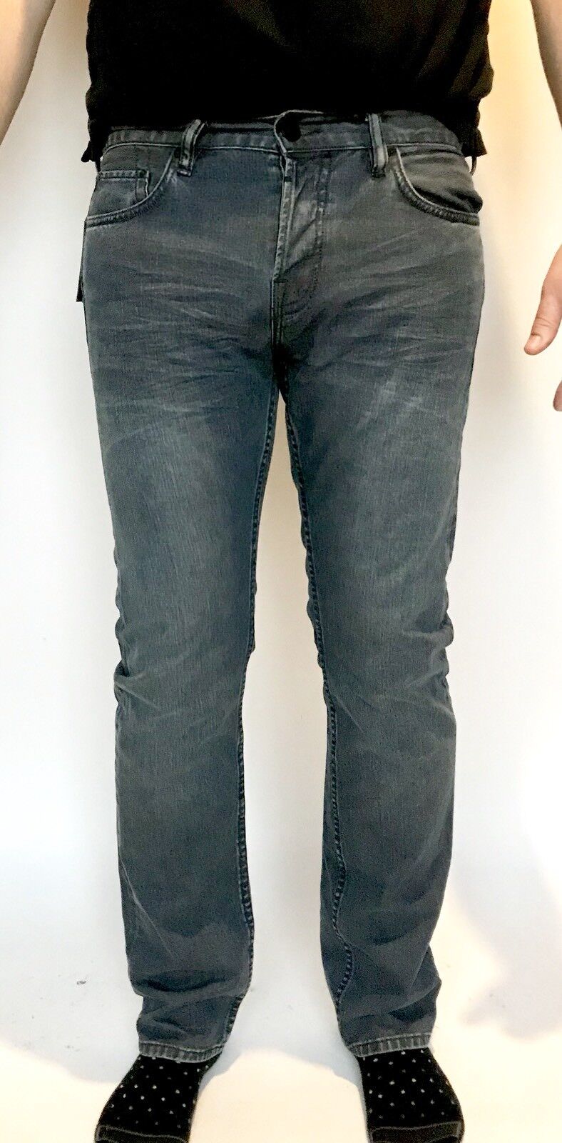 AllSaints Iggy Narrow Fit Indigo Blue Jeans . Retail $178 Price $79 W32 NWT