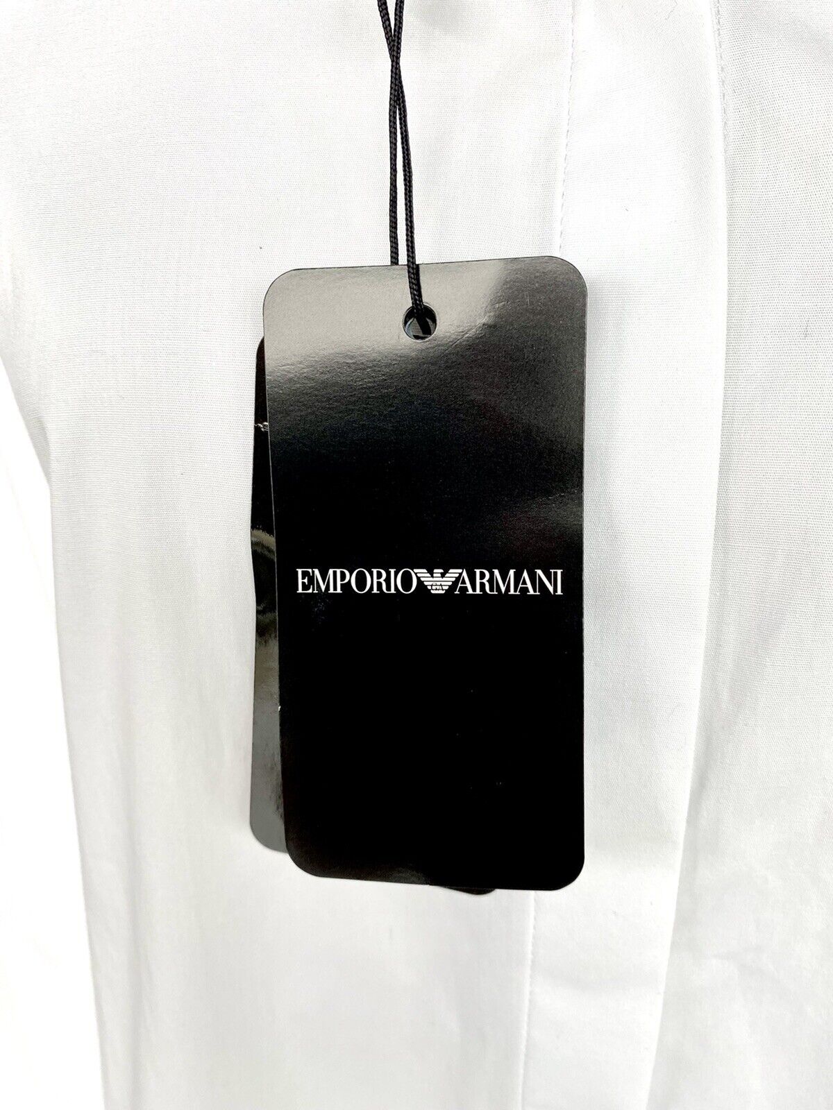 Emporio Armani women’s classic white shirt Size 38 Retails $425 Price $195