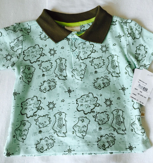 Rosie Pope Baby Polo Top. Retails $28 Price $12.85 12 Months Green