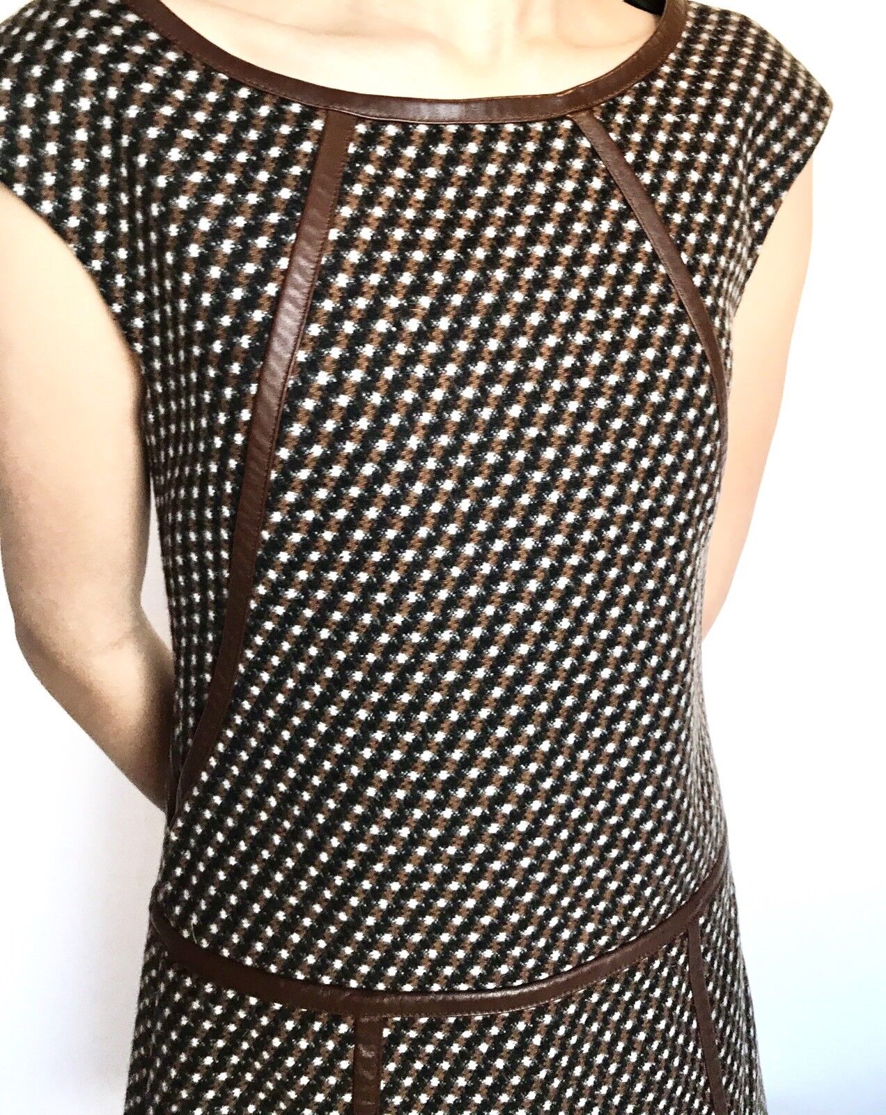 Prada Tweed Wool & Angora Dress NWT Size Italian 38 US 2  Price $699