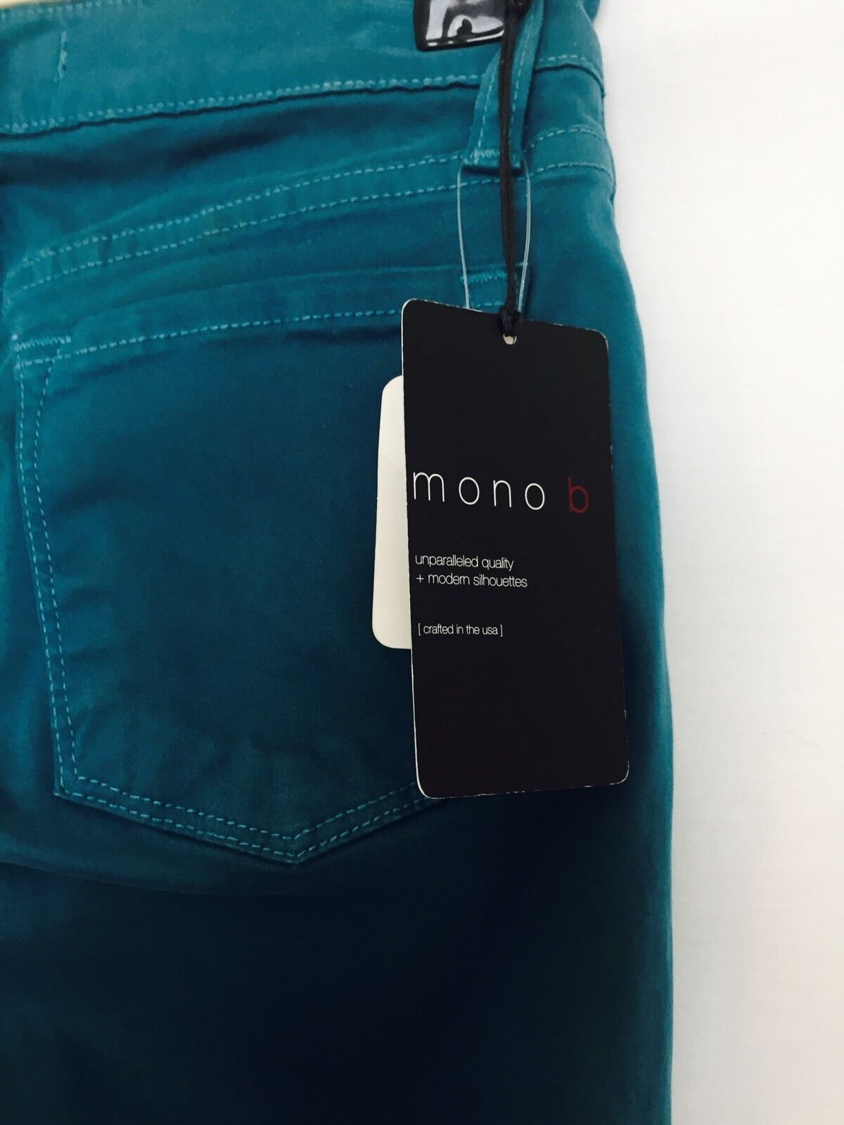 Mono B Teal Blue Skinny Jeans. NWT Size 24. Retail $34.97 Price $18