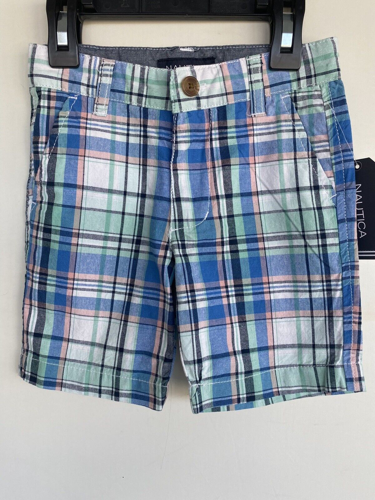 NAUTICA BOYS' PLAID SHORTS Age 2 RETAIL $34.50 PRICE $24 Blue