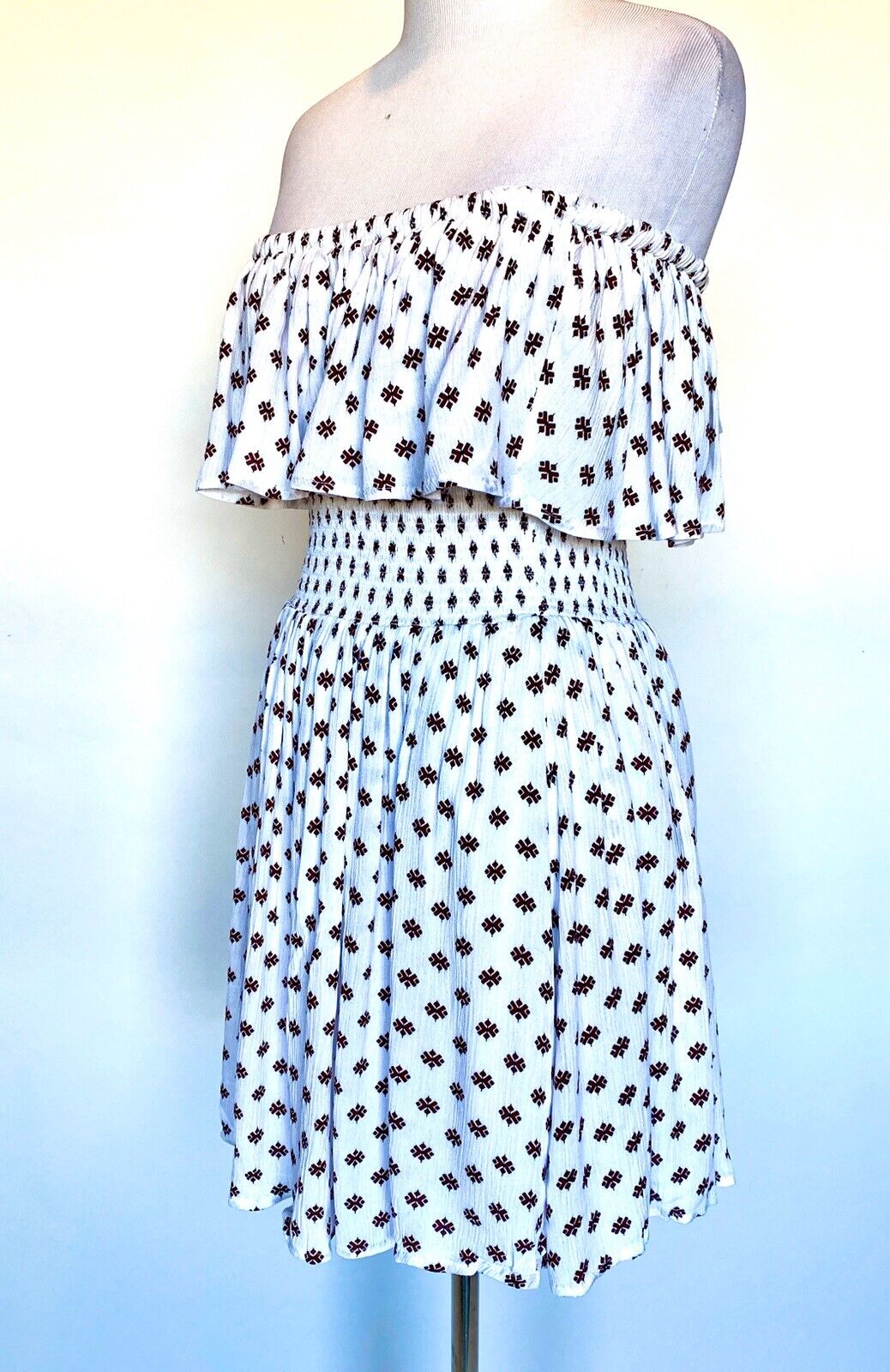 JACK BY BB DAKOTA Strapless Smocked DRESS NWT Retails $84 Price $38 Size S