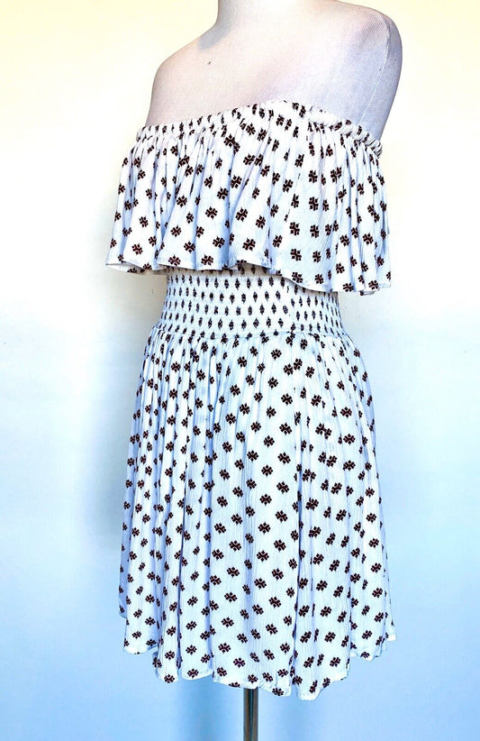 JACK BY BB DAKOTA Strapless Smocked DRESS NWT Retails $84 Price $38 Size S